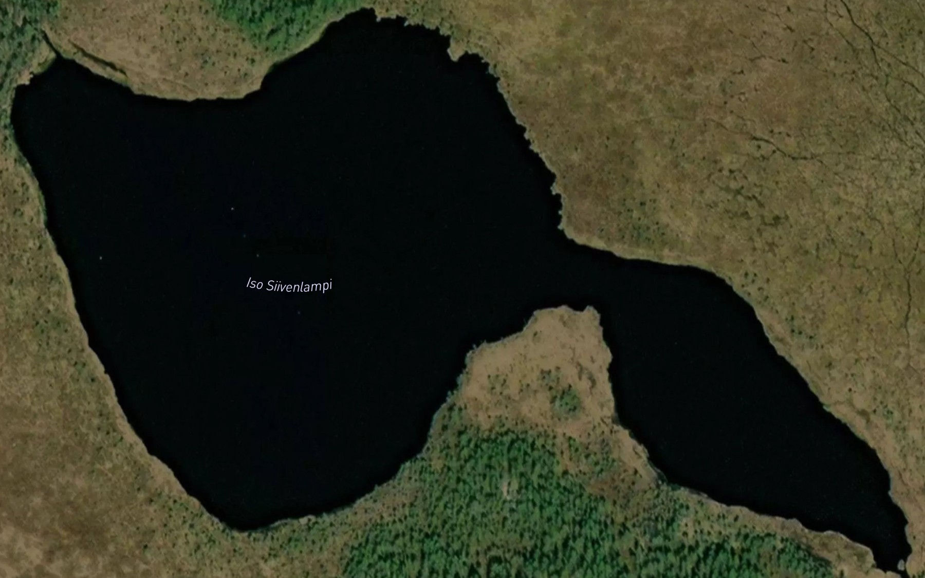 Satellite map of the Iso Siivenlampi