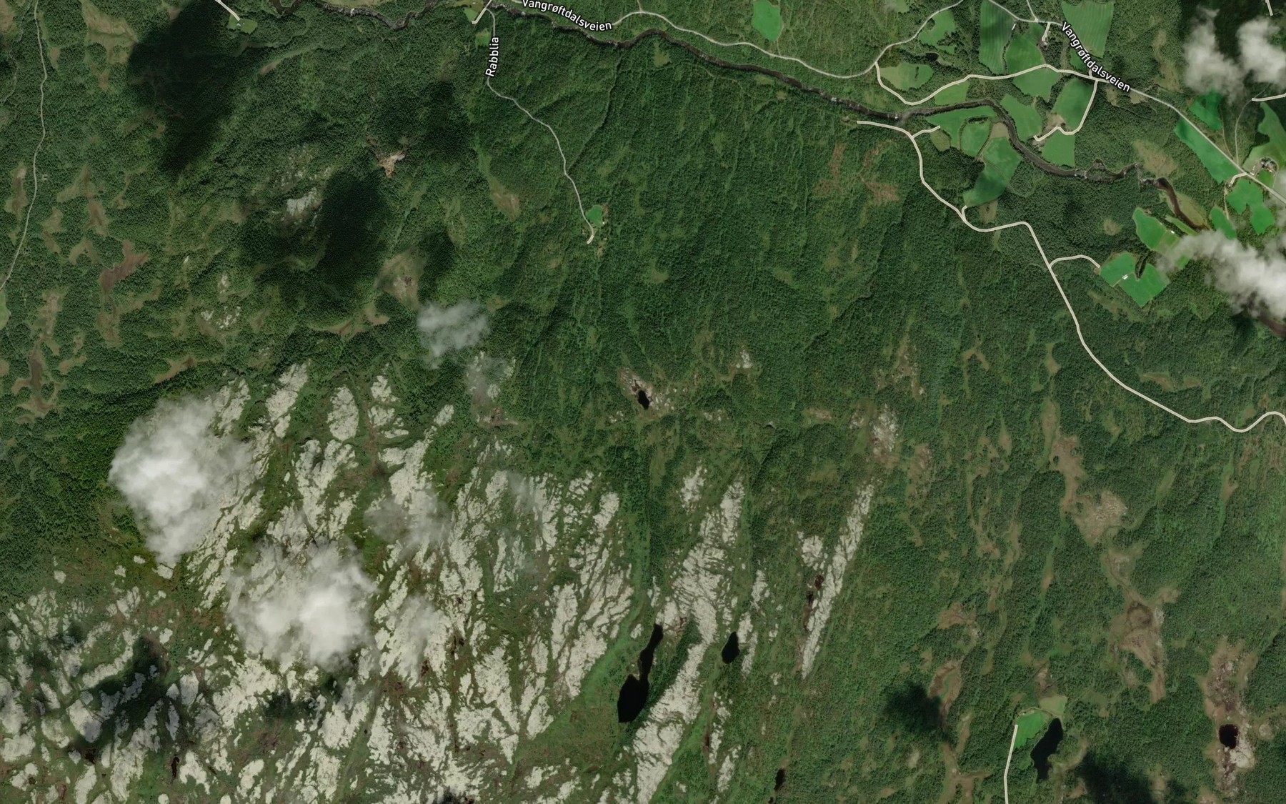 Satellite map of the Holmsloken