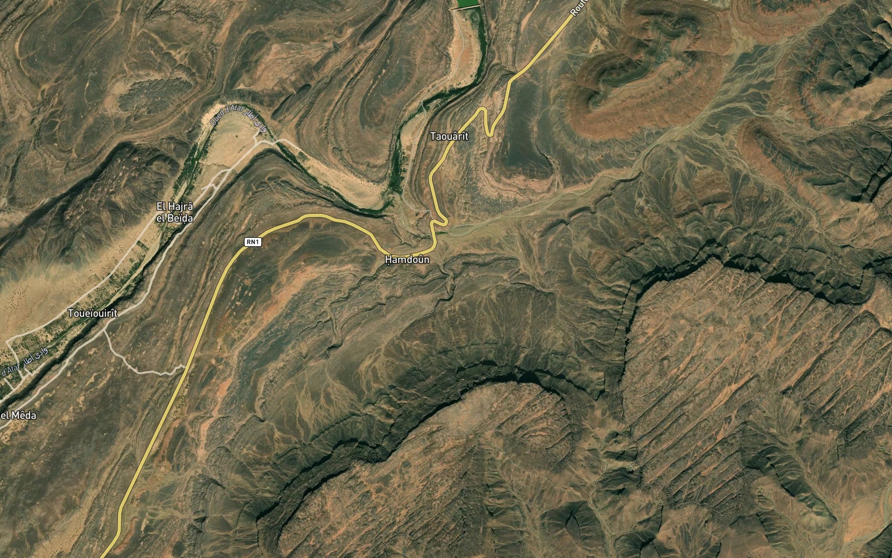 Satellite map of the E-n-Farech