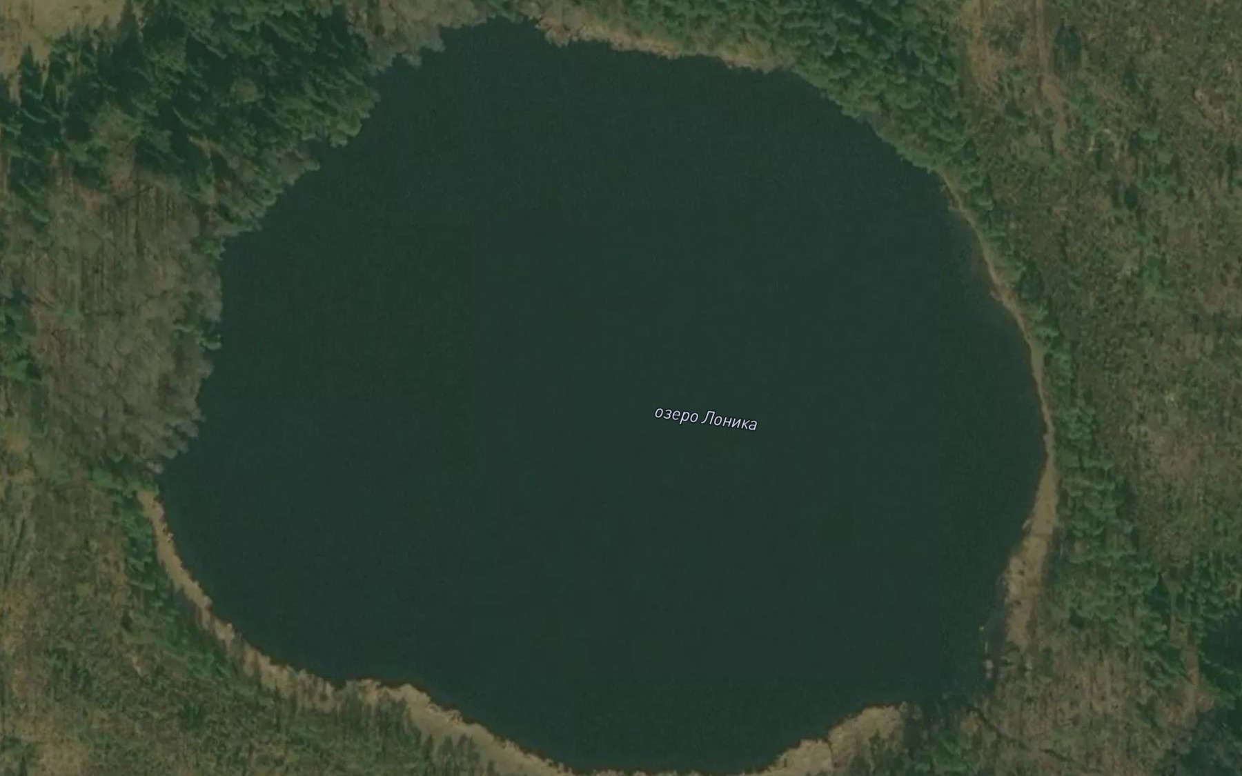 Satellite map of the Ozero Loniko