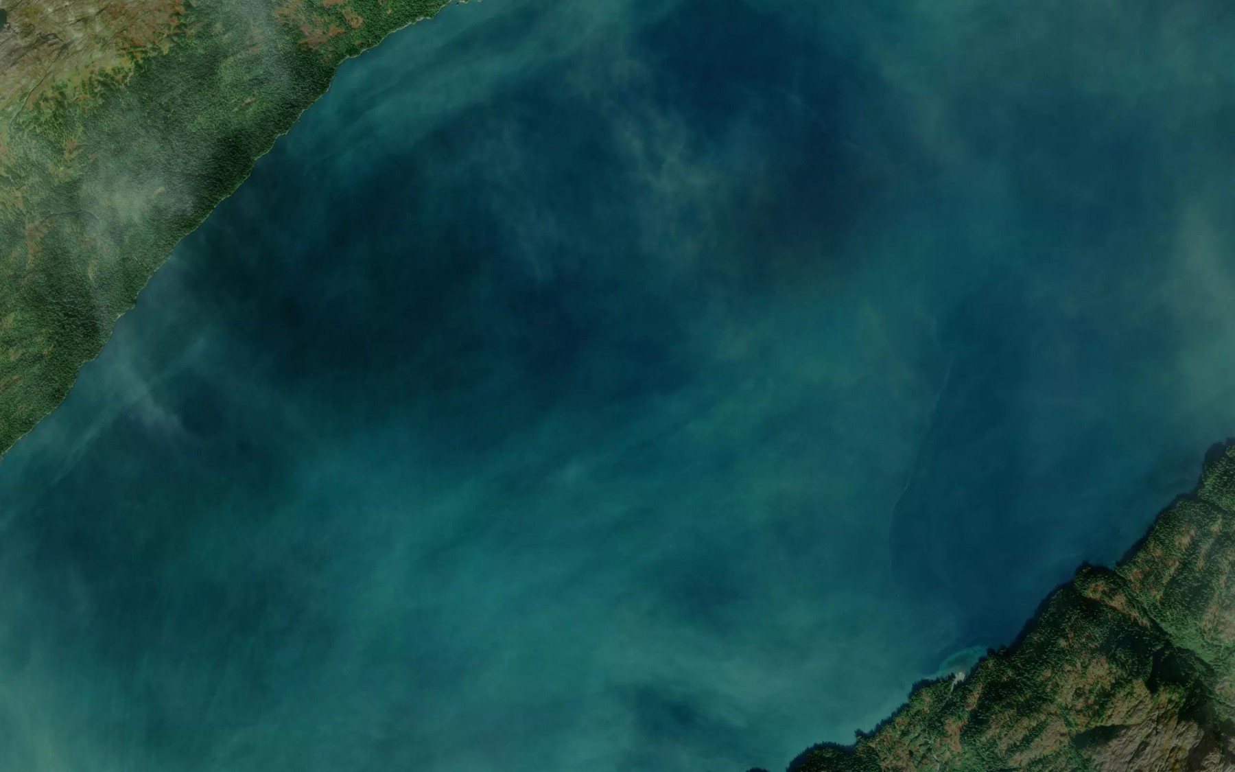 Satellite map of the Kings Bay