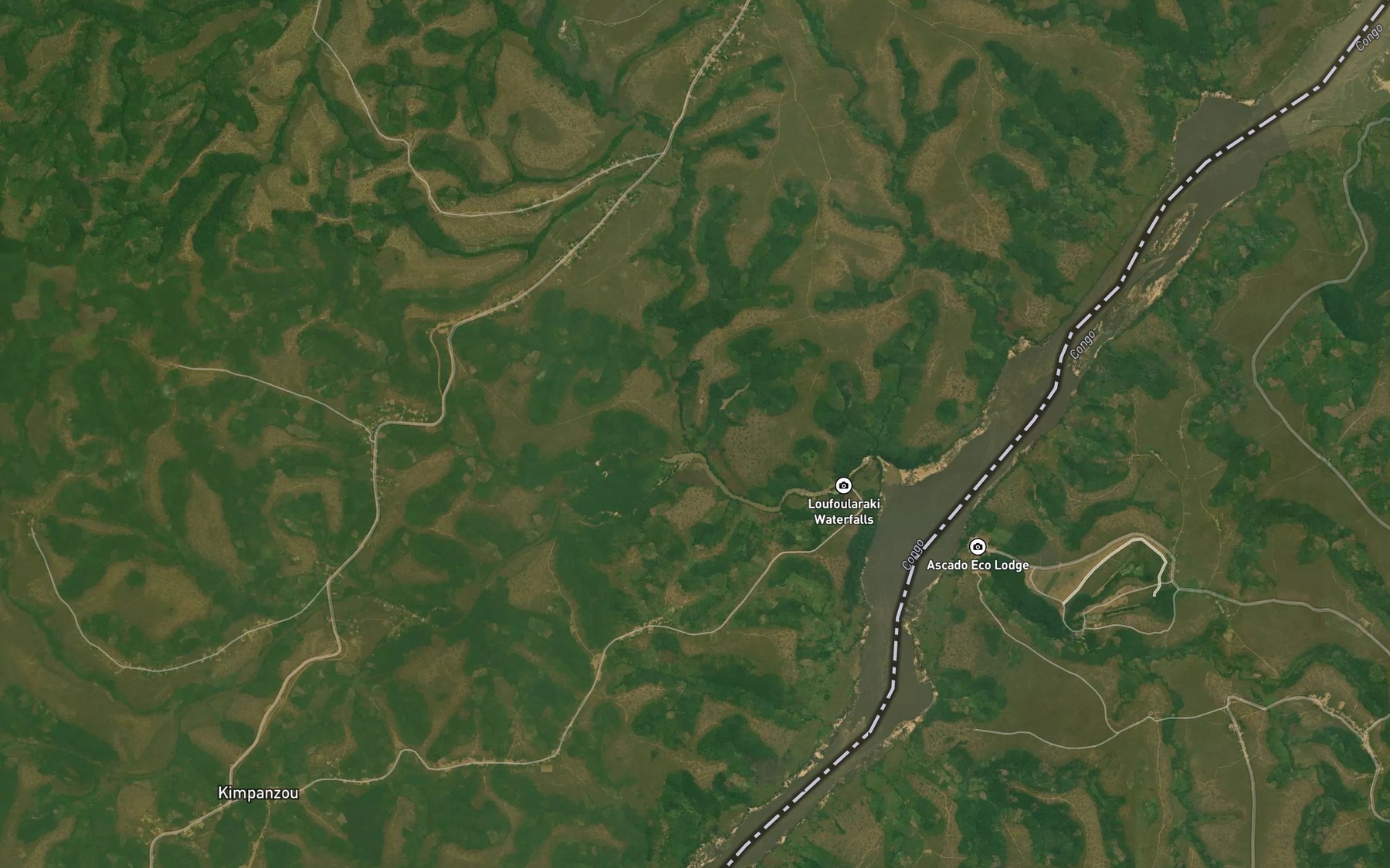 Satellite map of the Voula