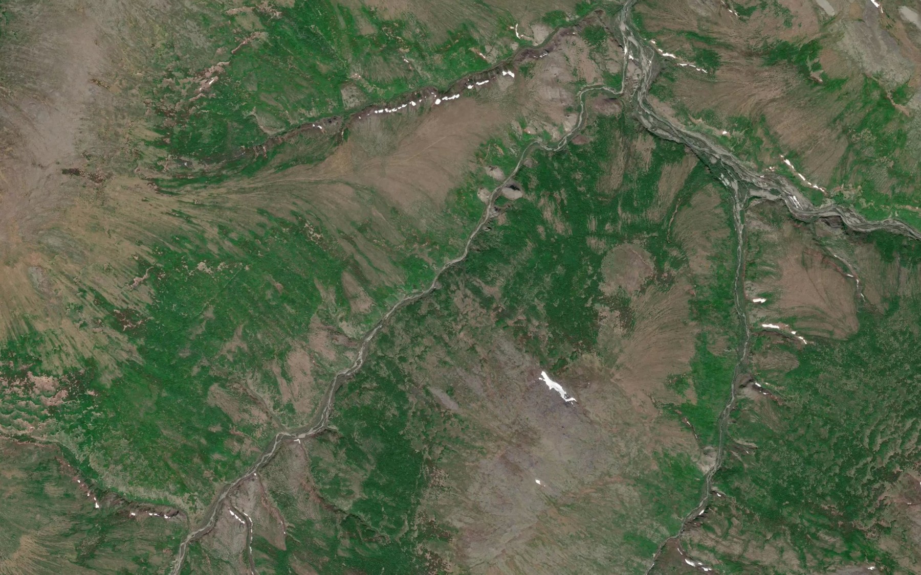 Satellite map of the Phoenix Creek