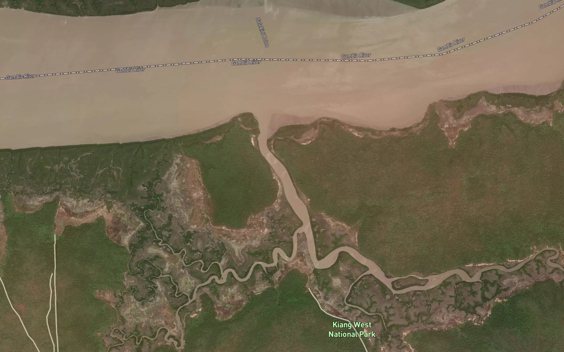 Satellite map of the Jarin Bolon