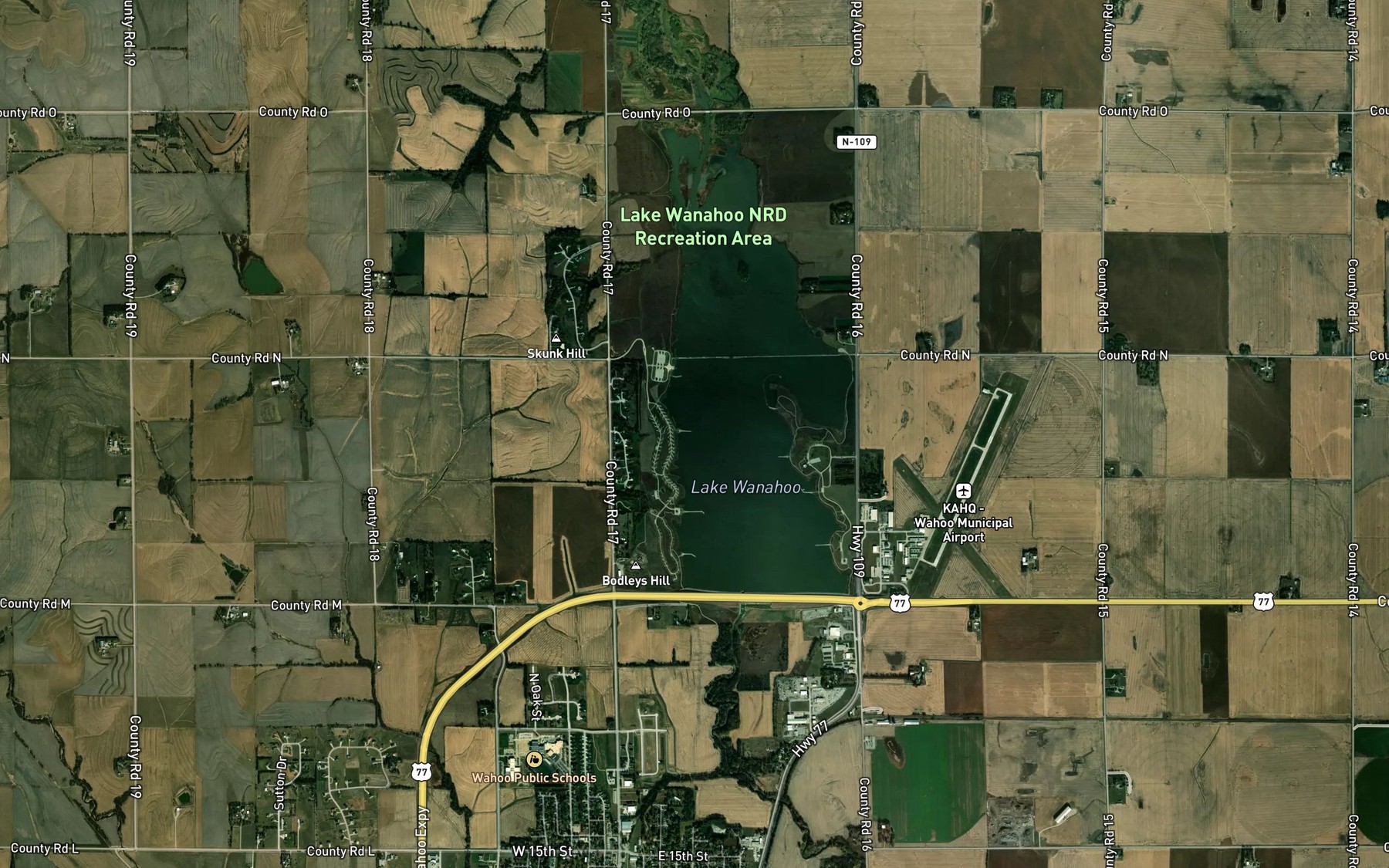 Satellite map of the Spot 3