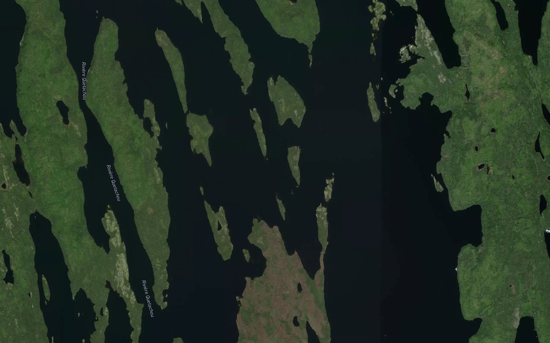 Satellite map of the Lac de la Robe Noire