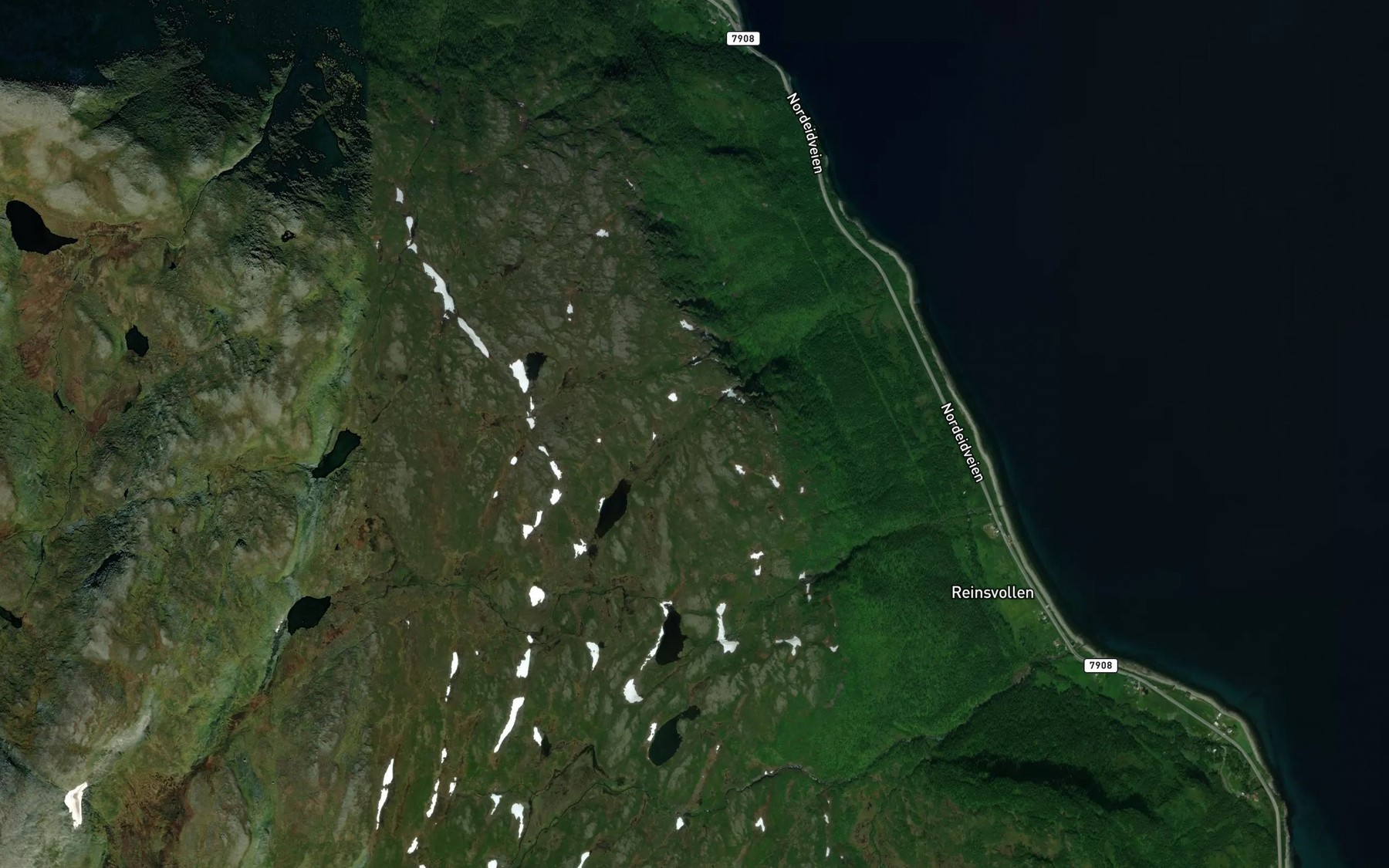 Satellite map of the Adamelva