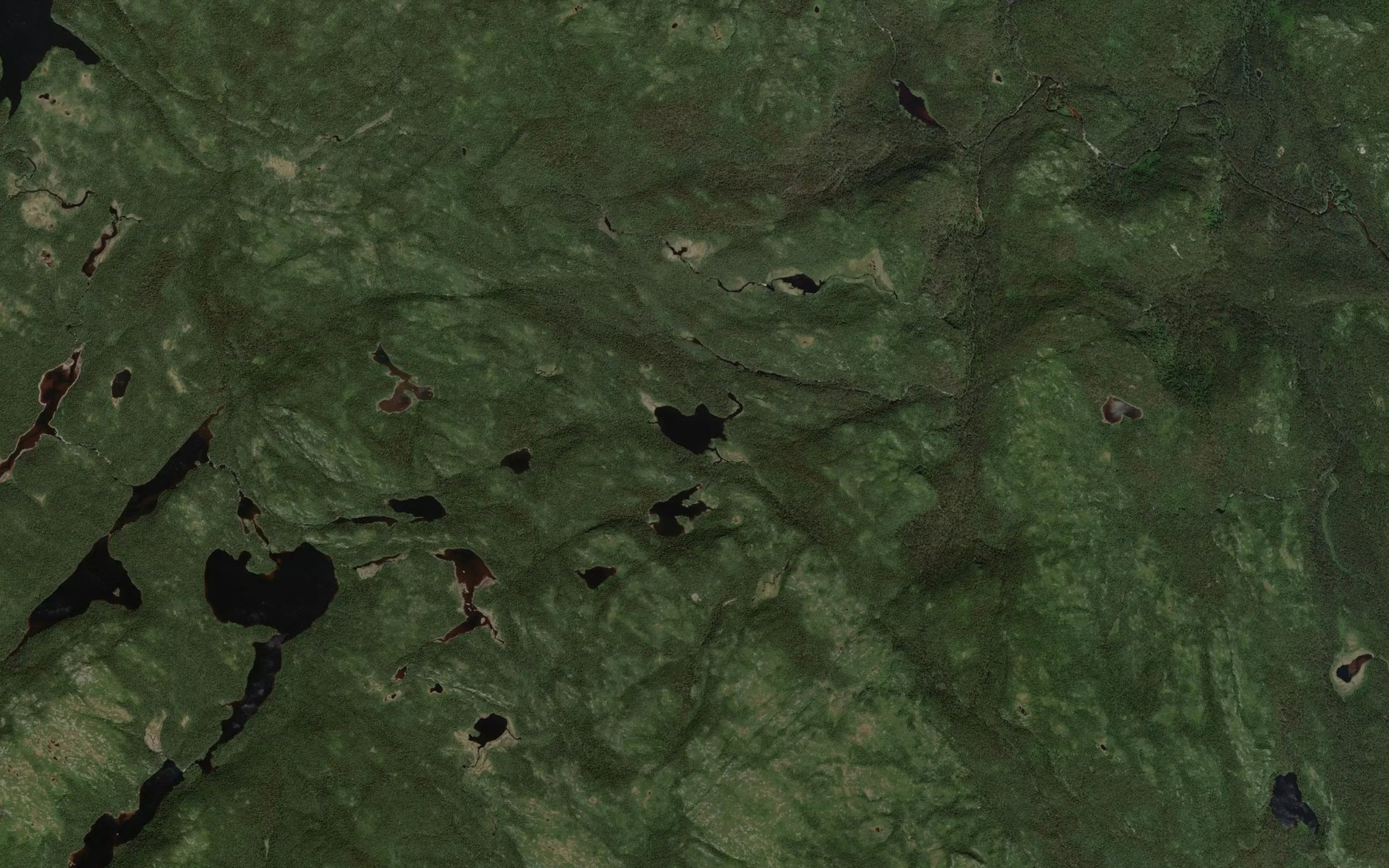 Satellite map of the Lac des Heros