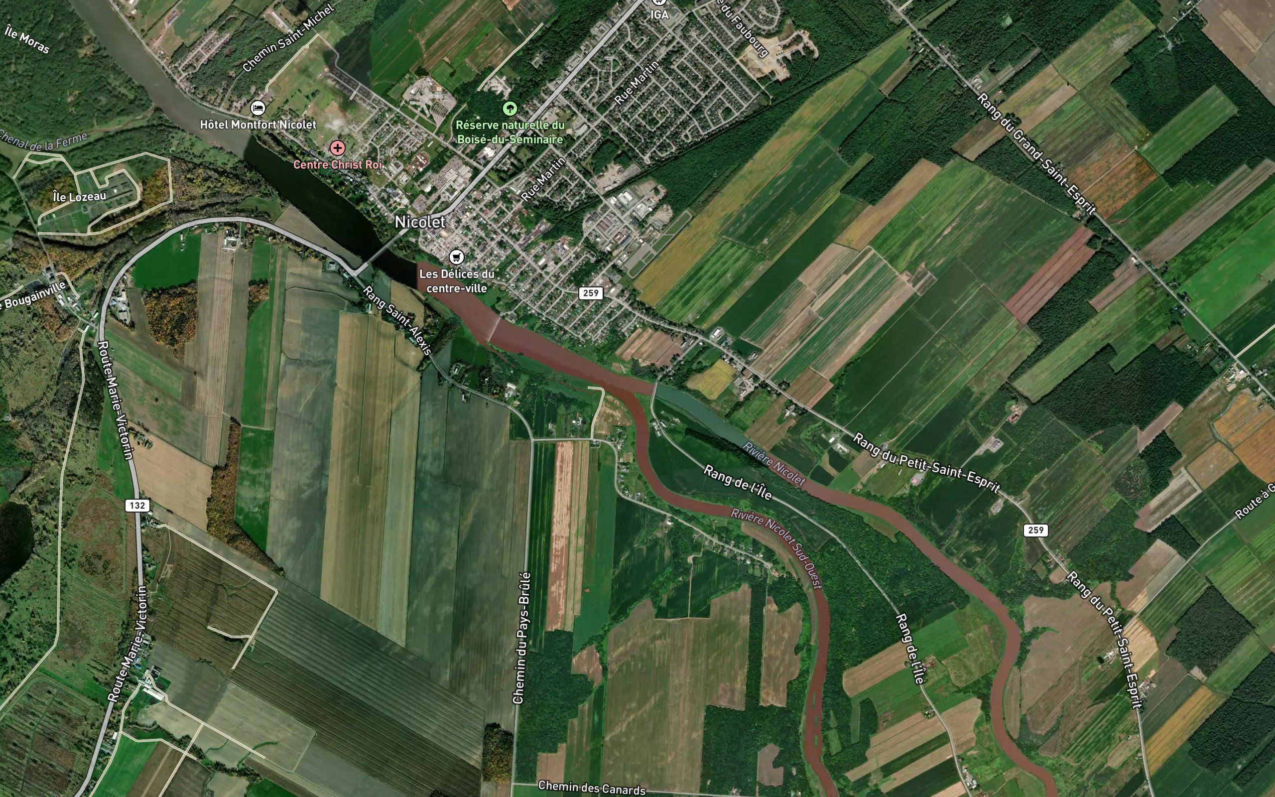 Riviere Nicolet Sud-Ouest