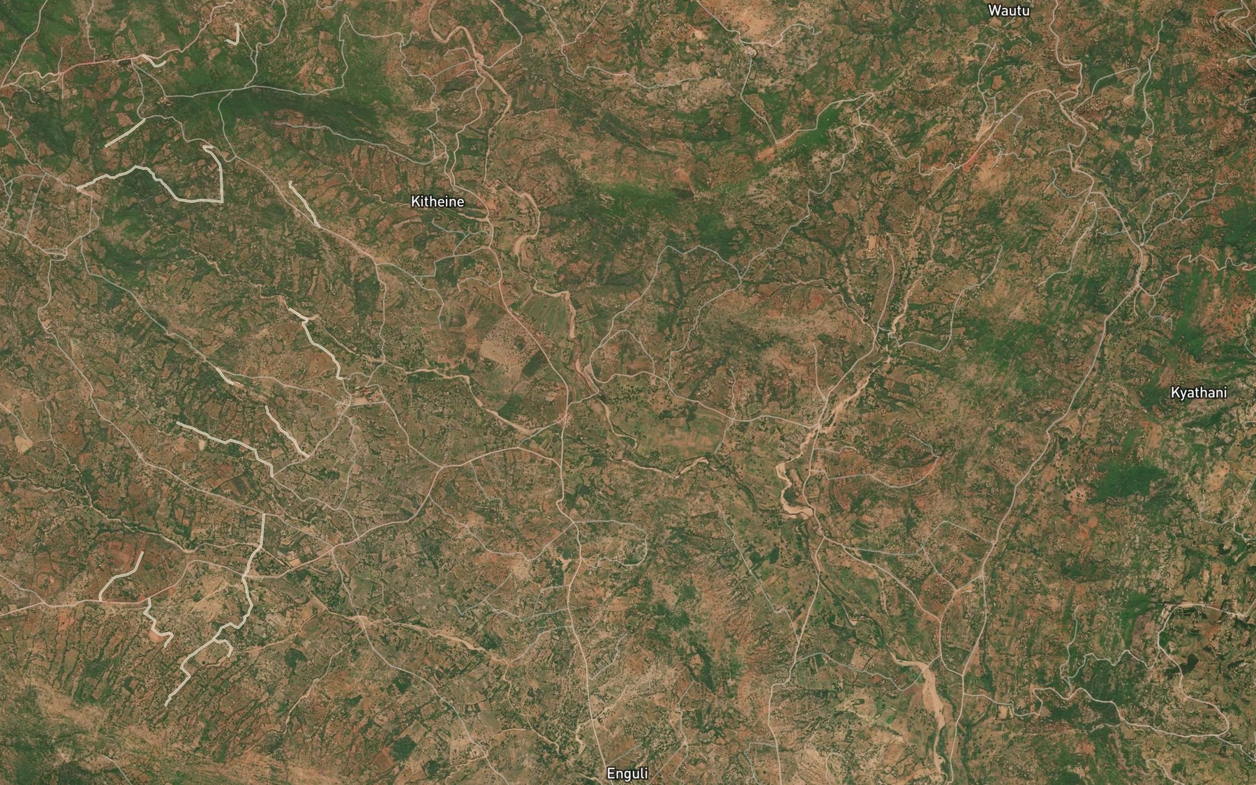 Satellite map of the Kwangole