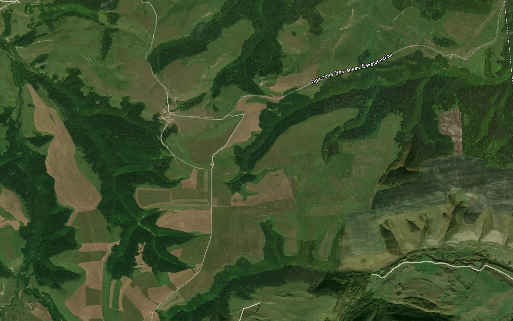 Satellite map of the Istochnik Belyy Klyuch