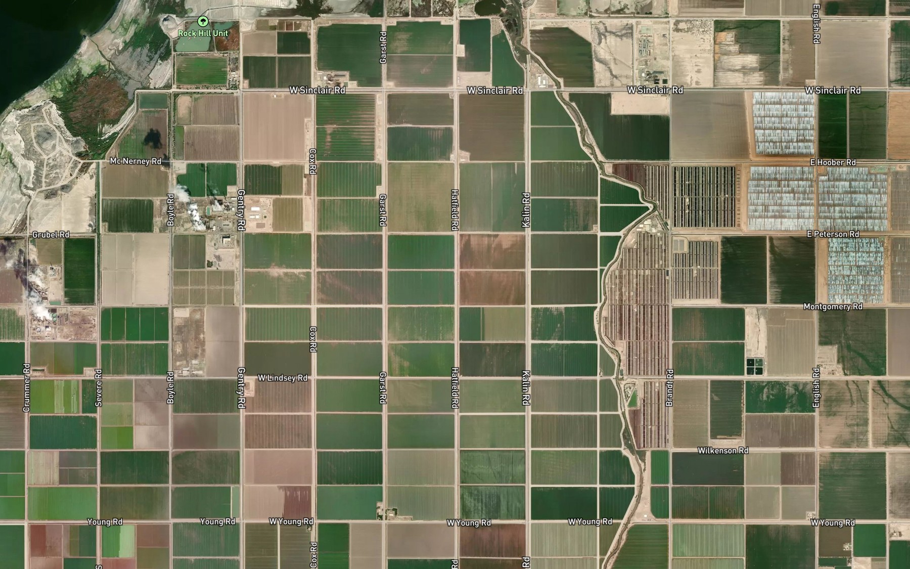 Satellite map of the Vail Lateral Two-A