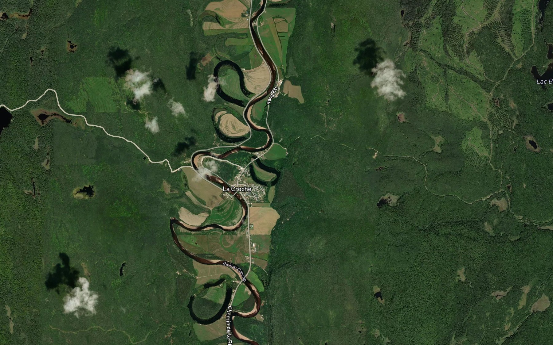 Satellite map of the Ruisseau du Moulin