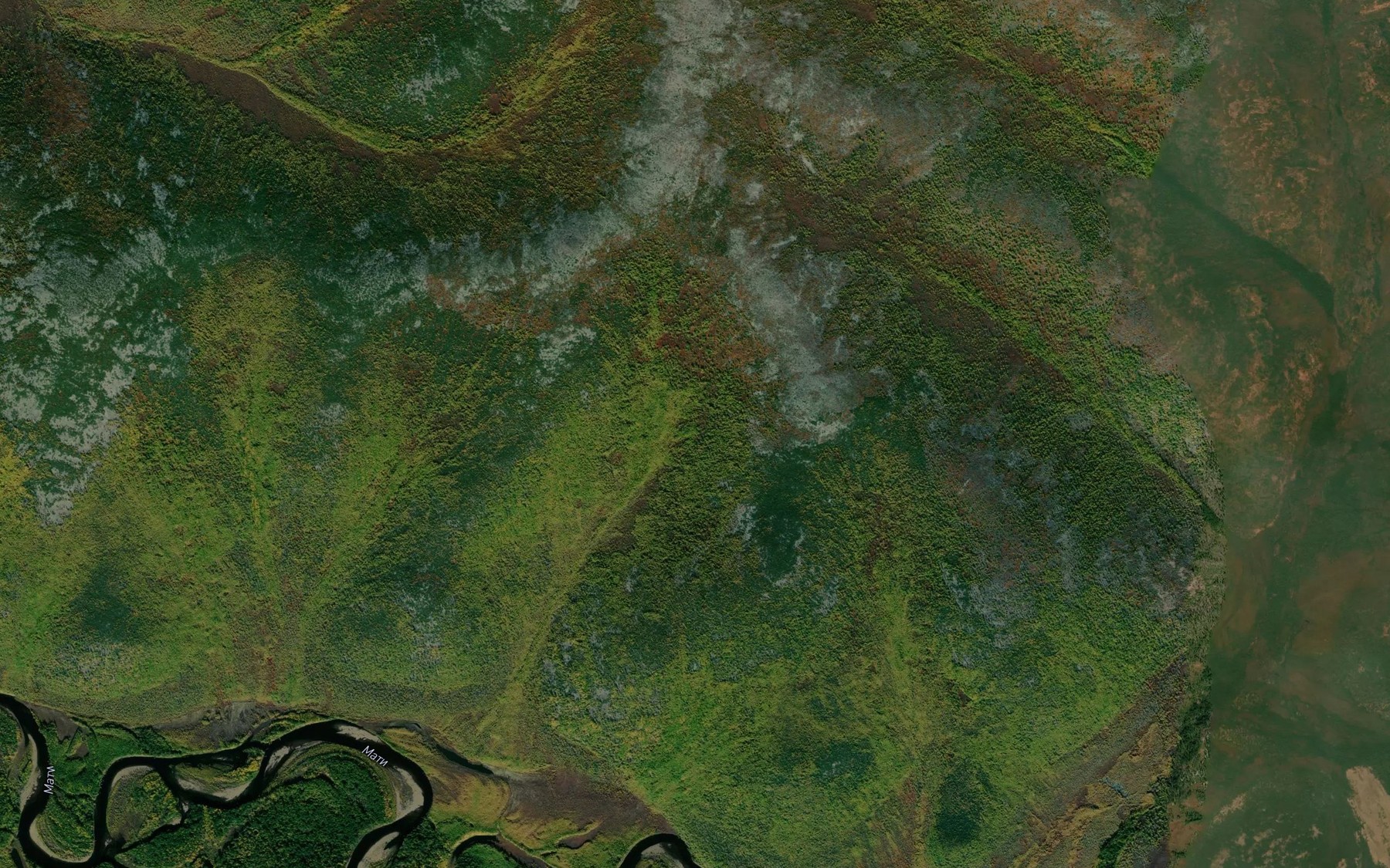 Satellite map of the Dyuvashak