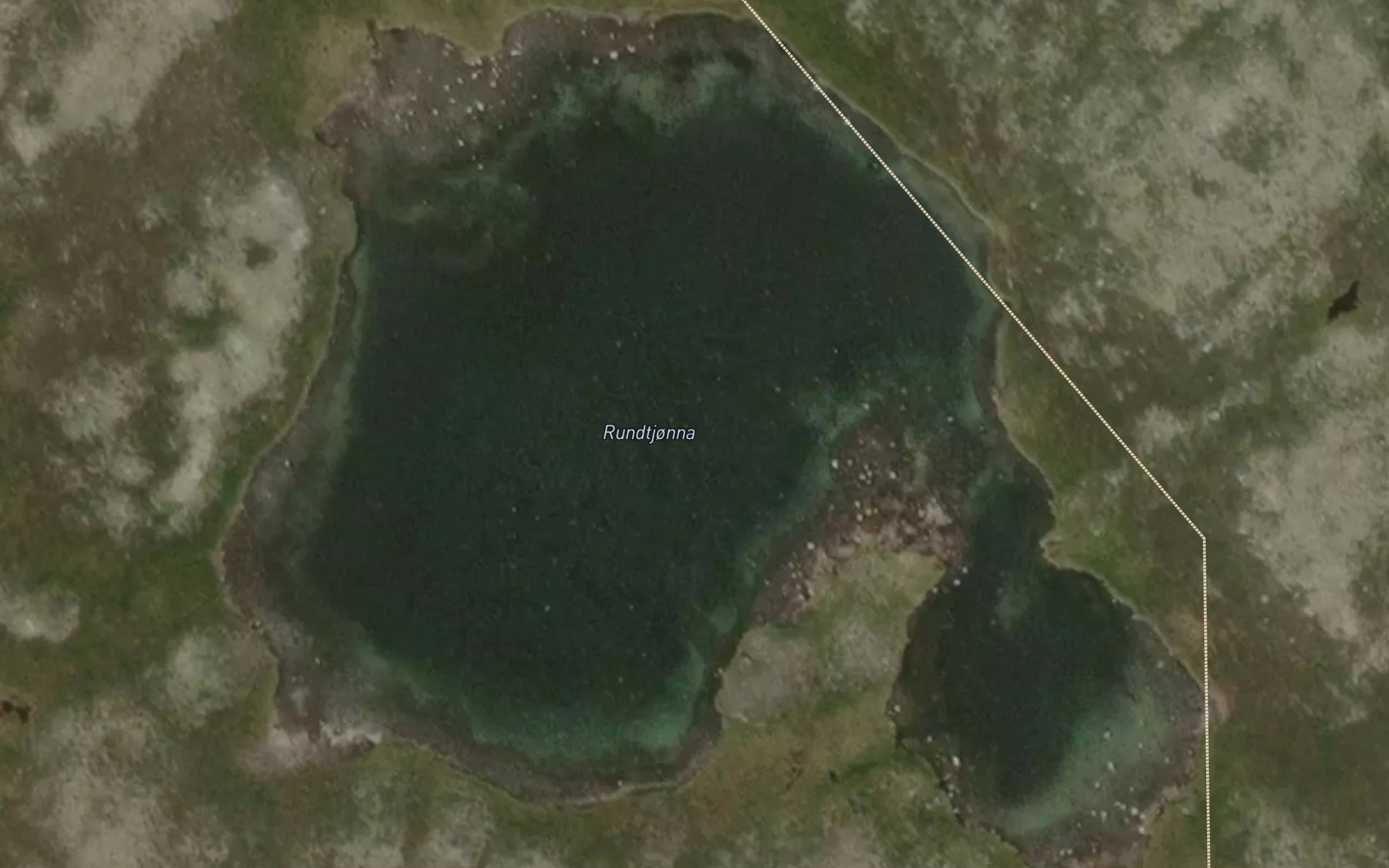 Satellite map of the Rundtjonna