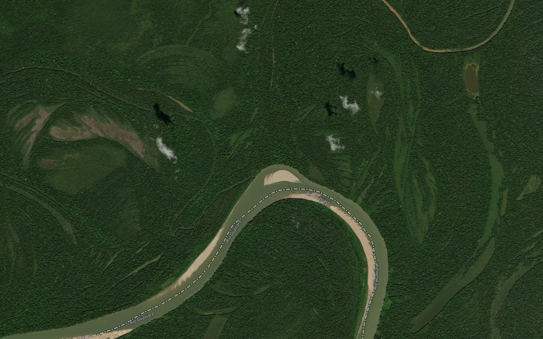 Satellite map of the Cano Mesitas
