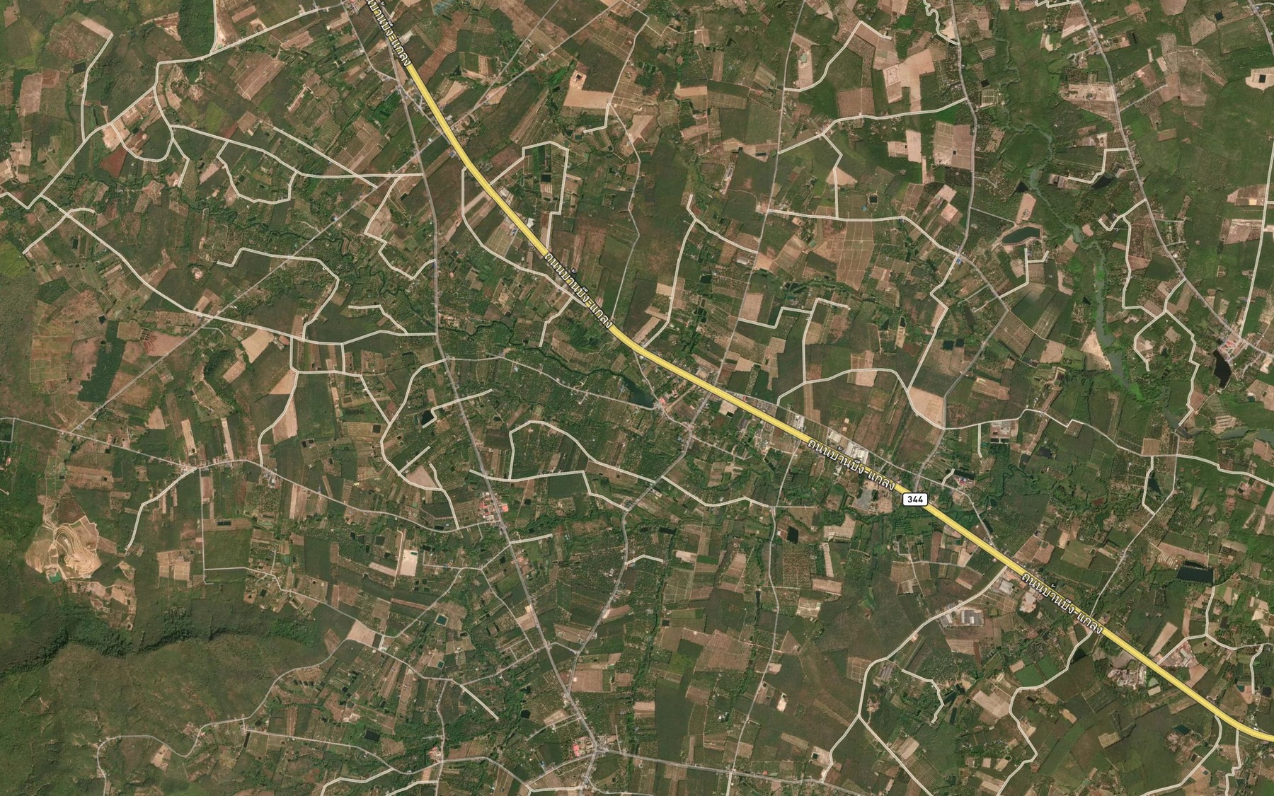 Satellite map of the Nong Nam Dom