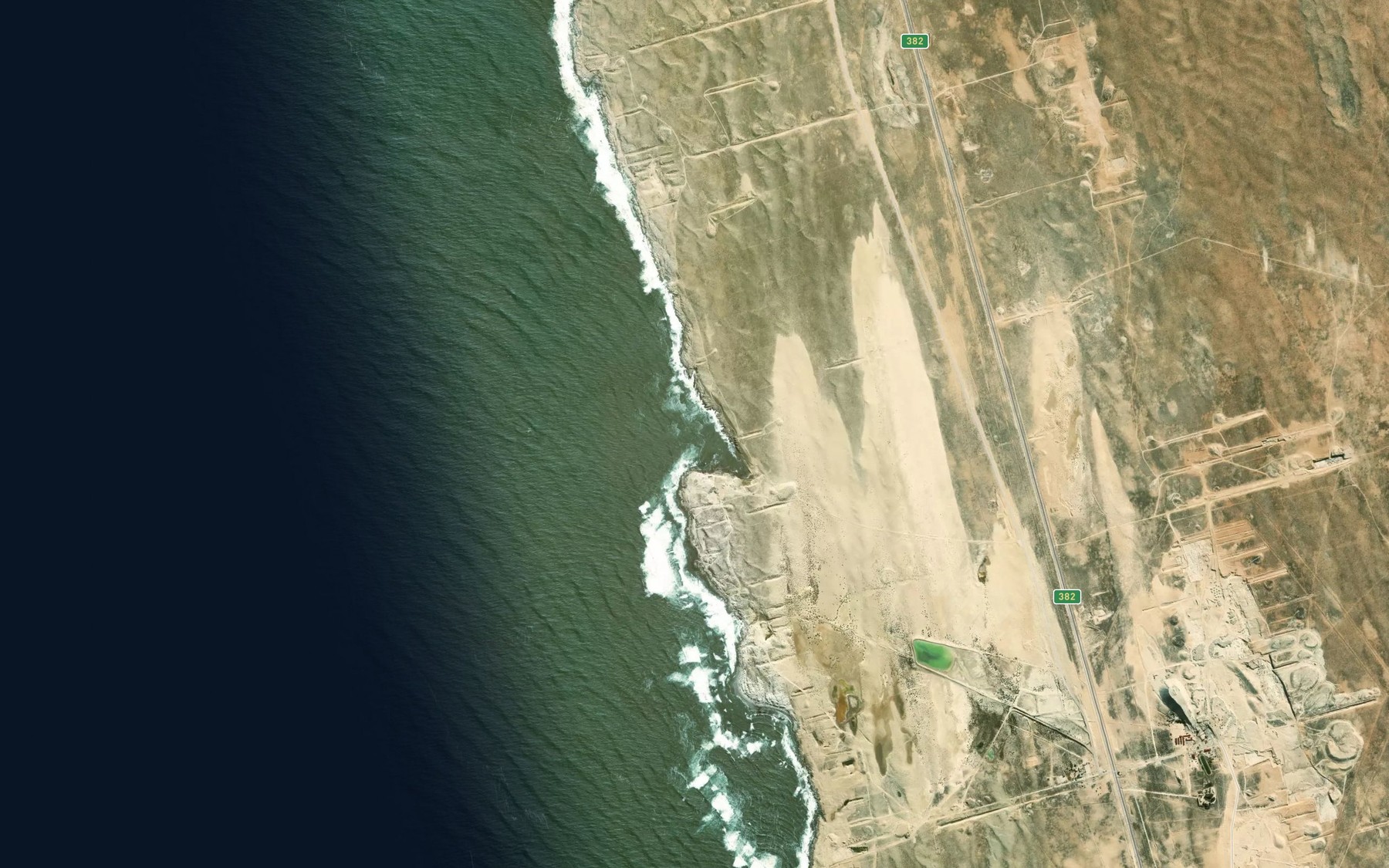 Satellite map of the Doringbaai