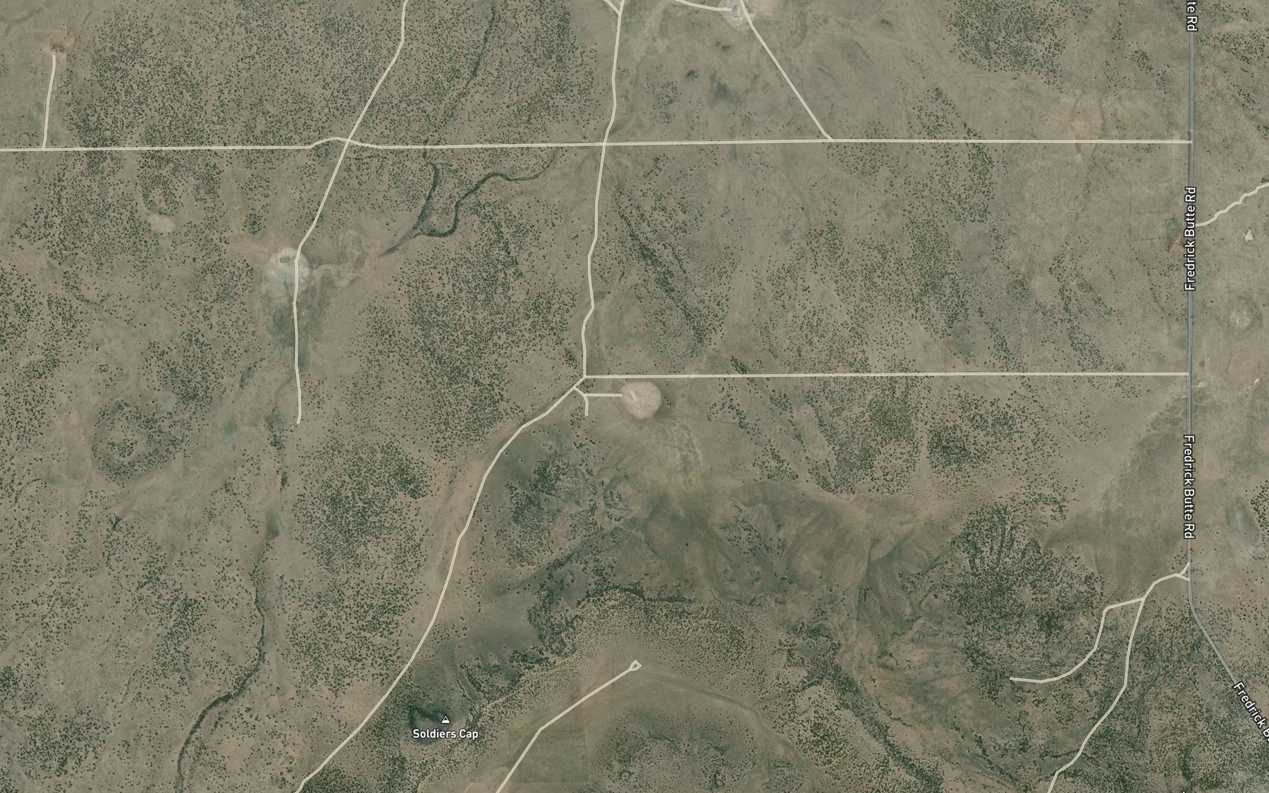 Satellite map of the Baldwin Waterhole