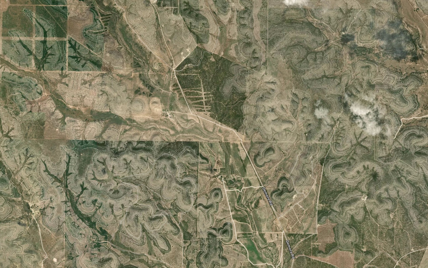 Satellite map of the Hudson Draw