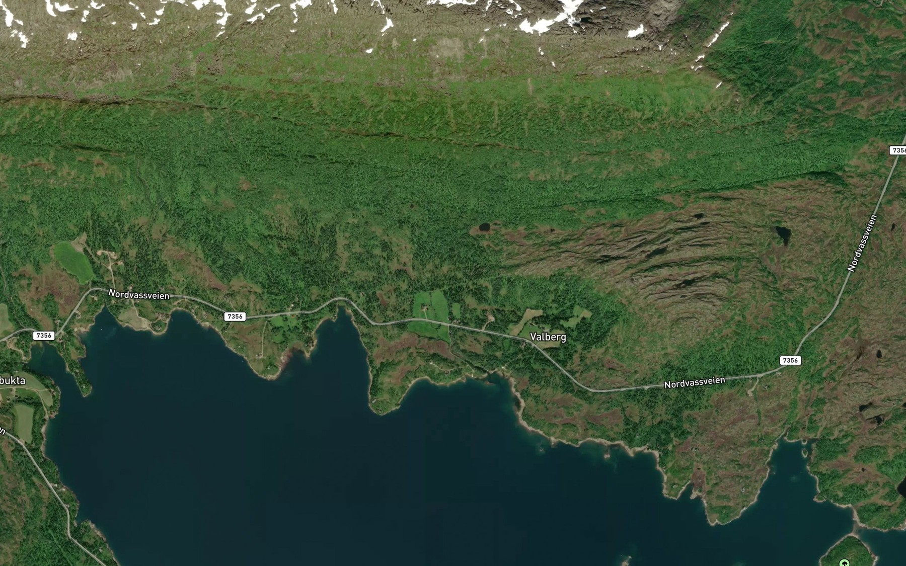 Satellite map of the Molnbekken