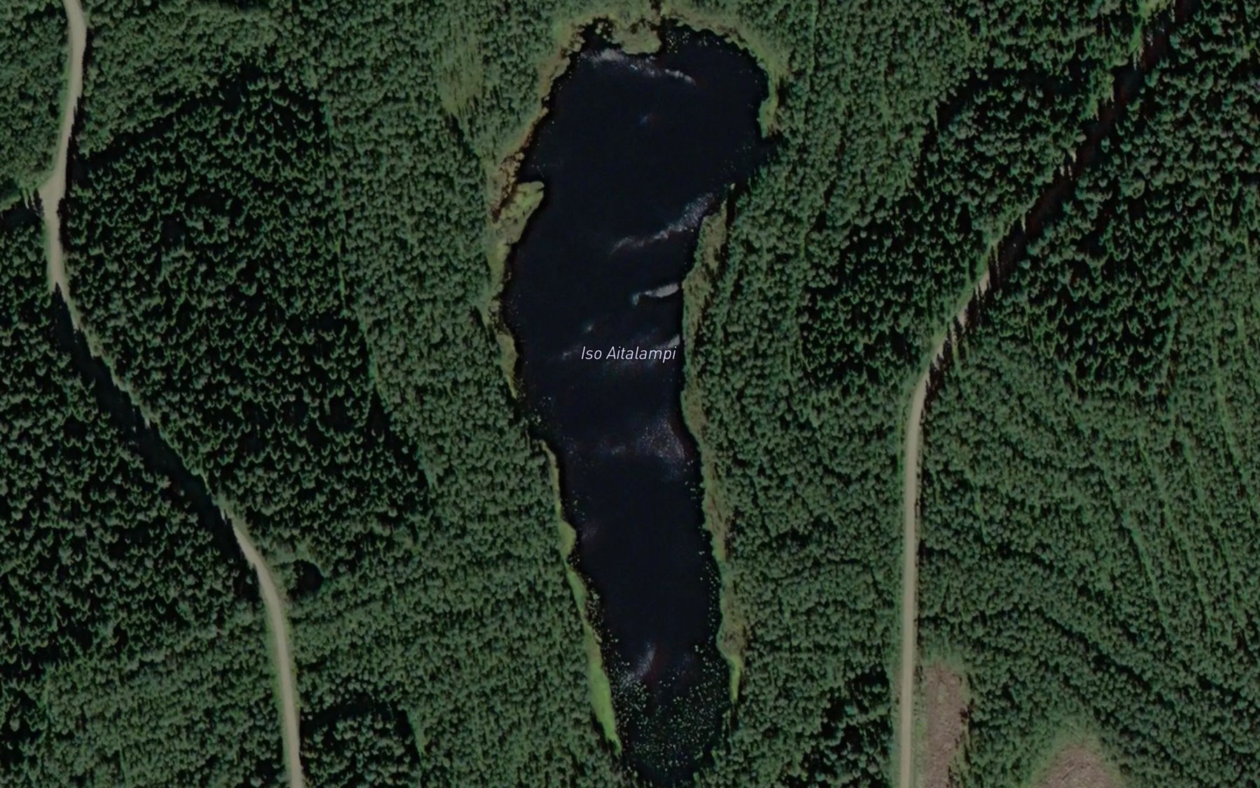 Satellite map of the Iso Aitalampi