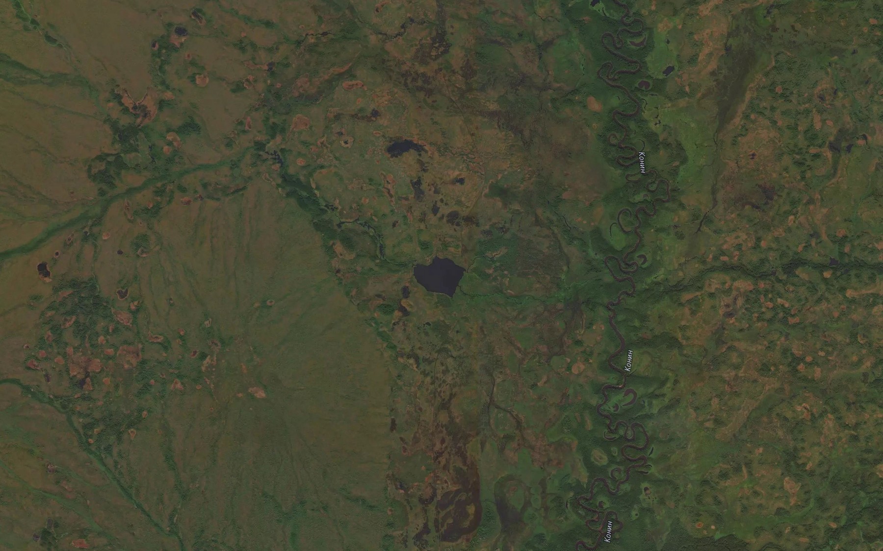 Satellite map of the Ozero Bol'shoye