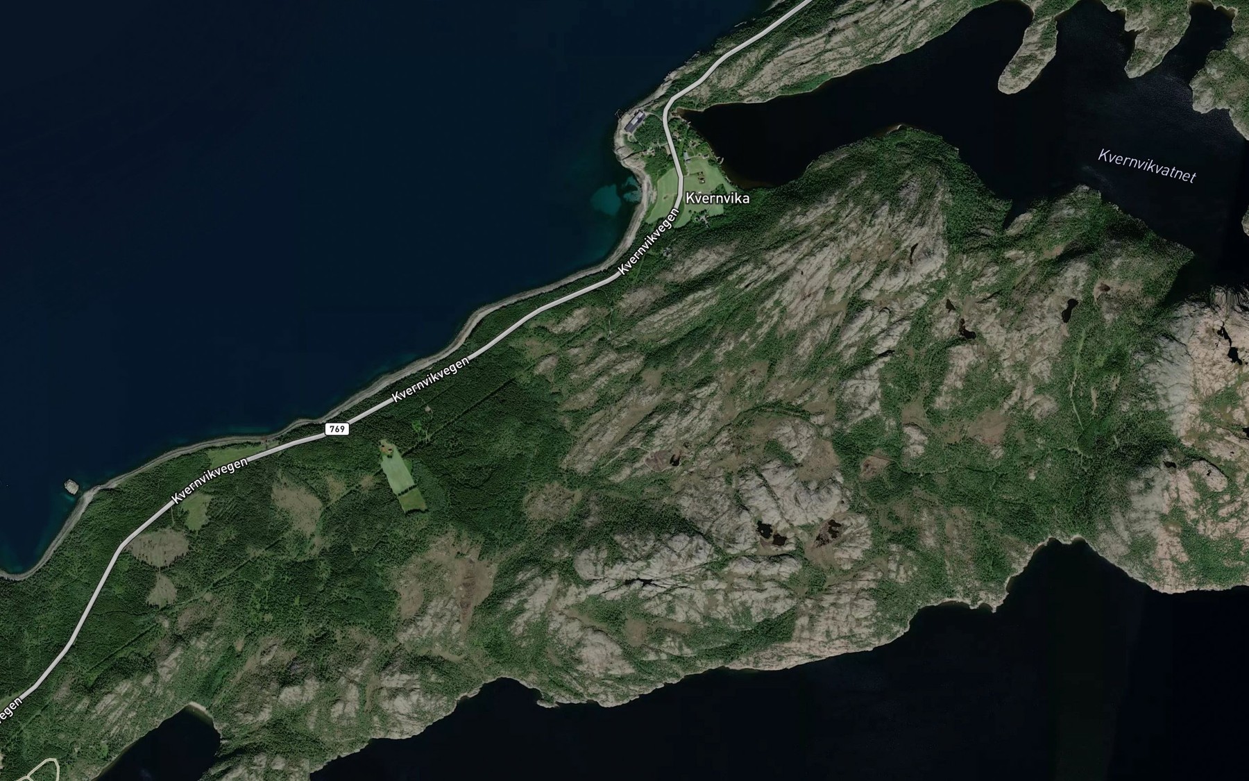 Satellite map of the Nordbekken
