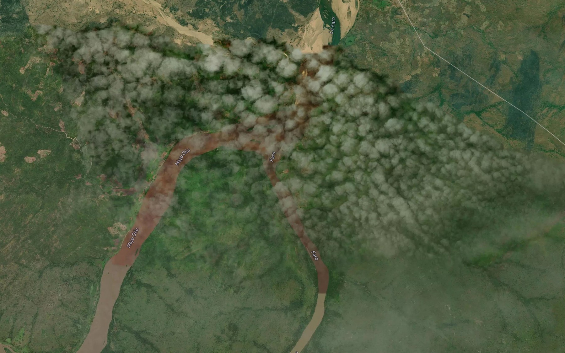 Satellite map of the Mayo Deo