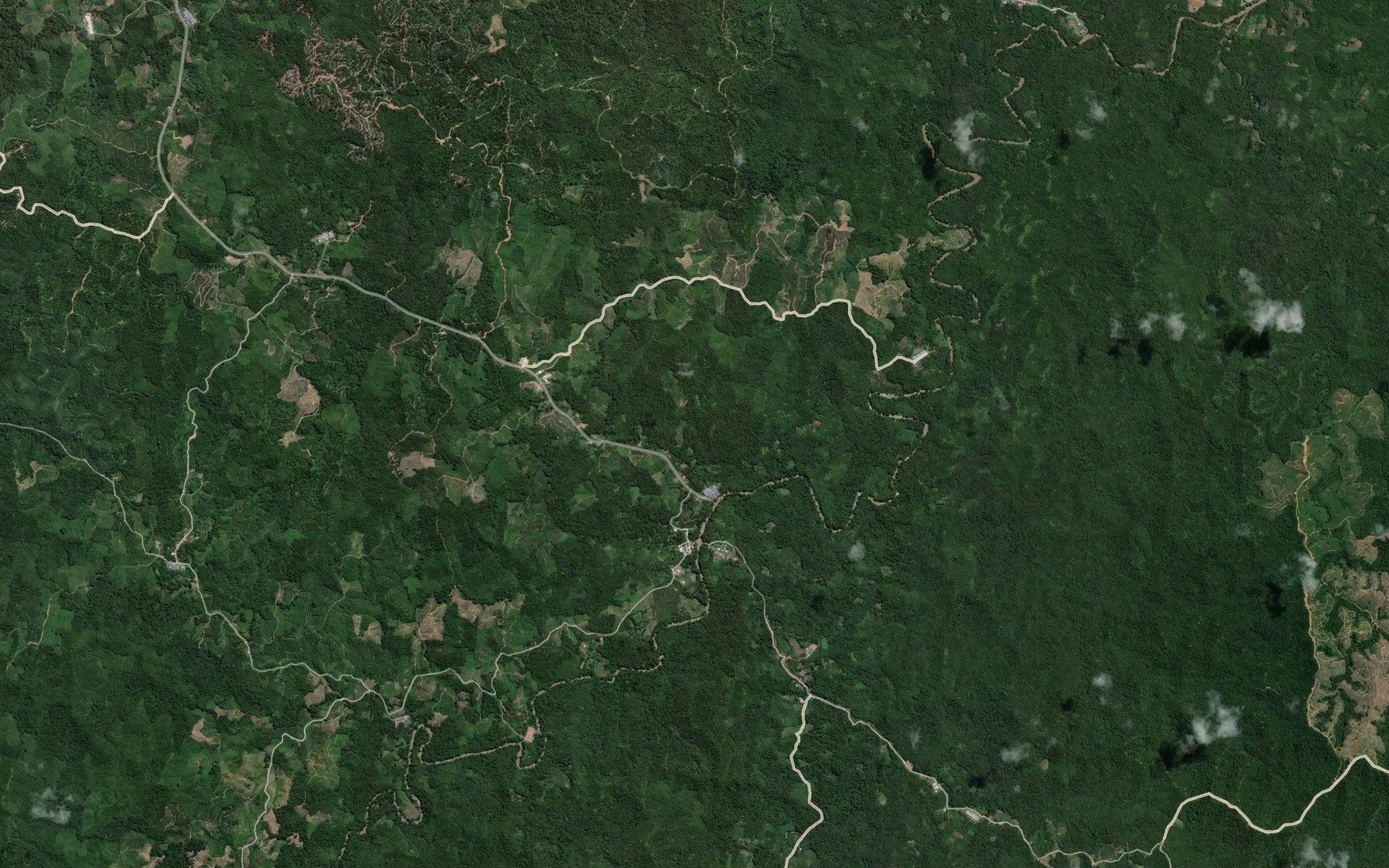Satellite map of the Sungai Sangkong