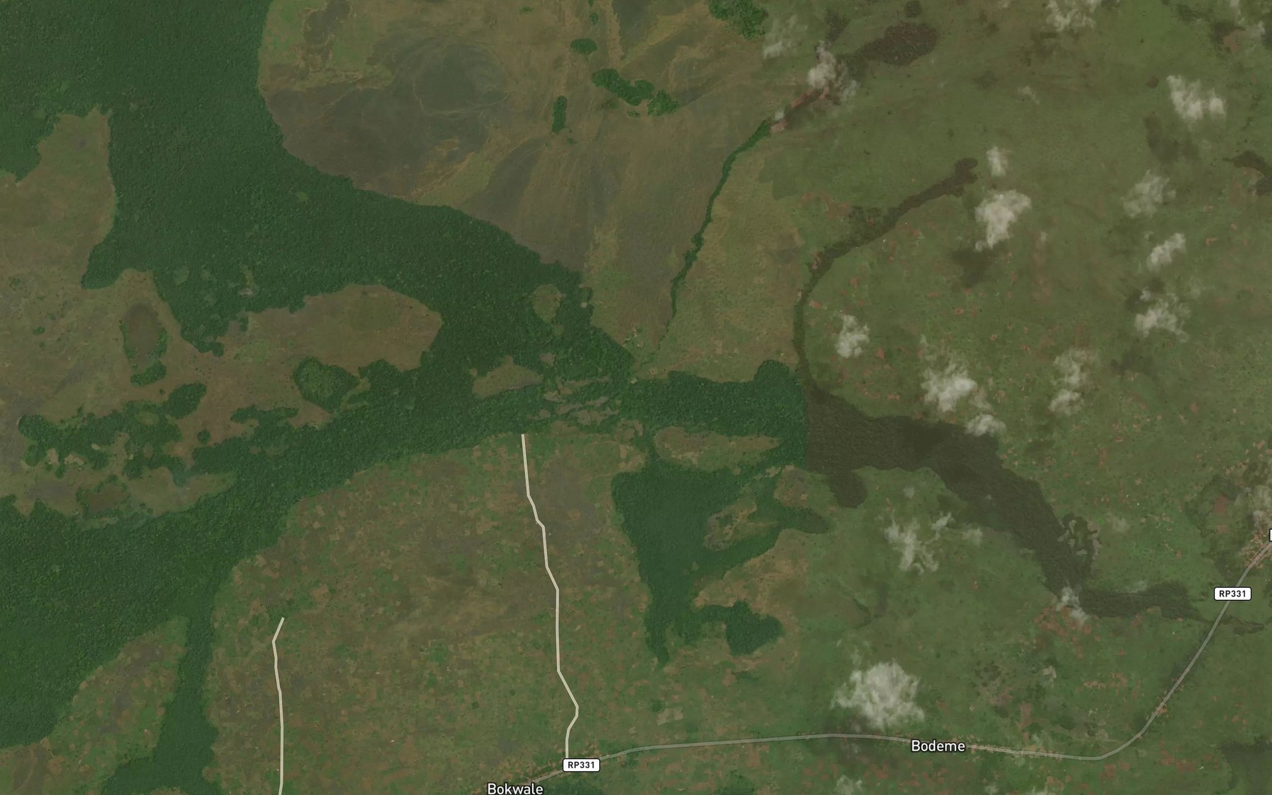 Satellite map of the Lolo