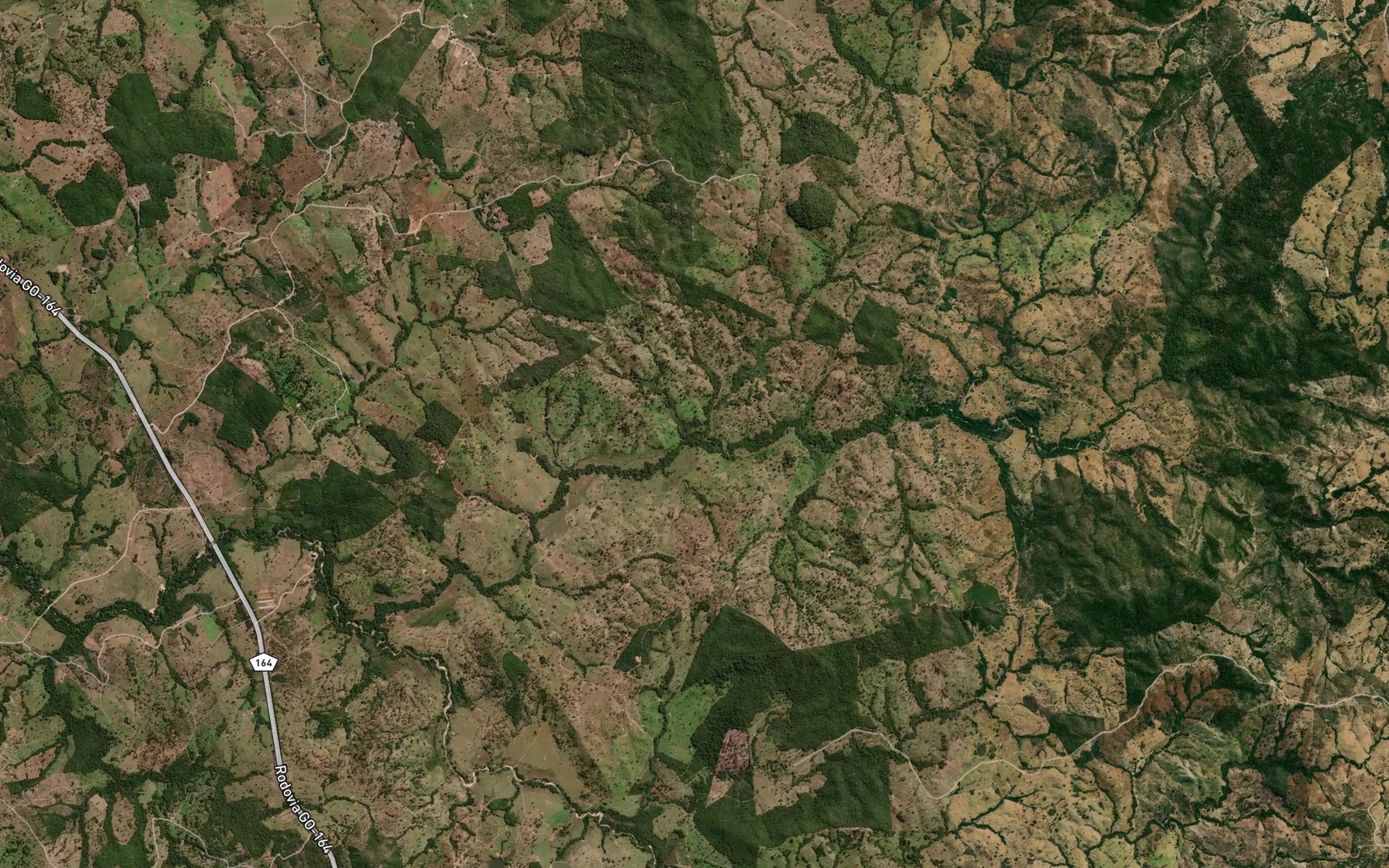 Satellite map of the Corrego do Campo