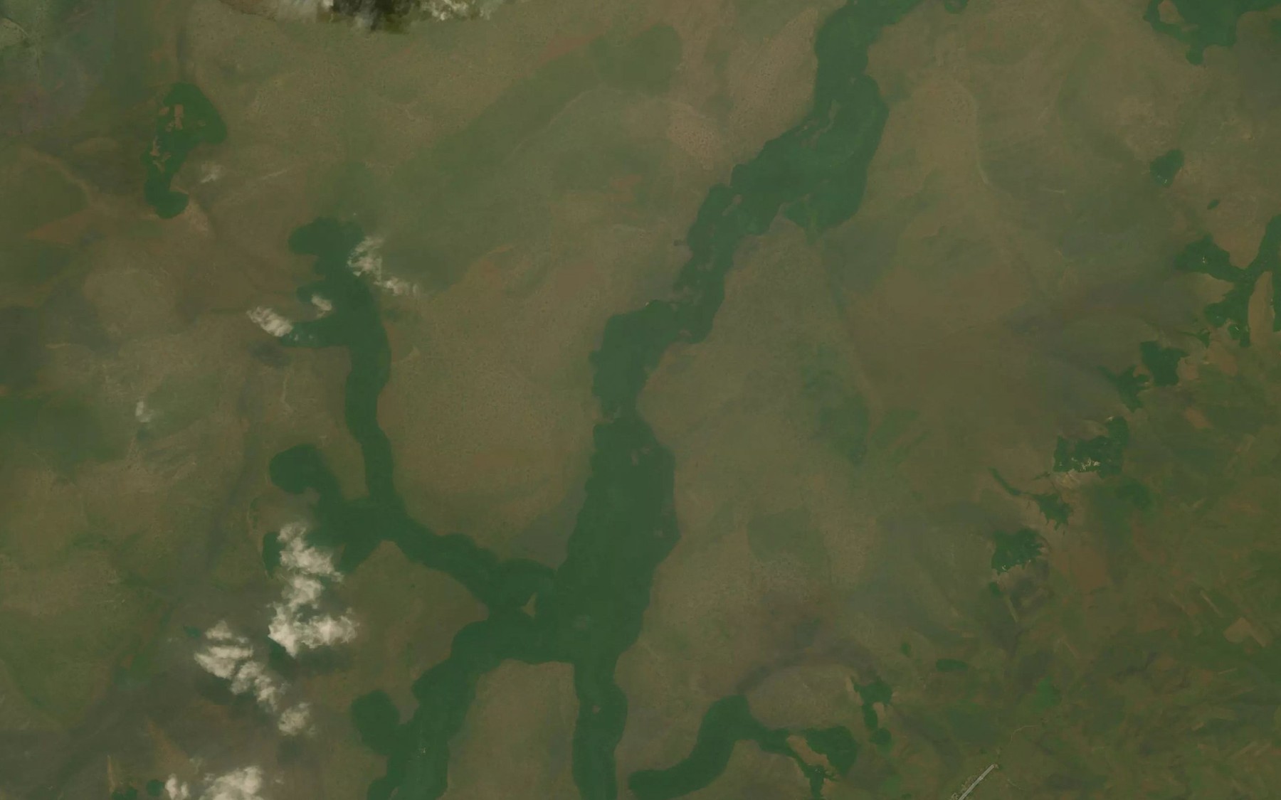 Satellite map of the Djonomo