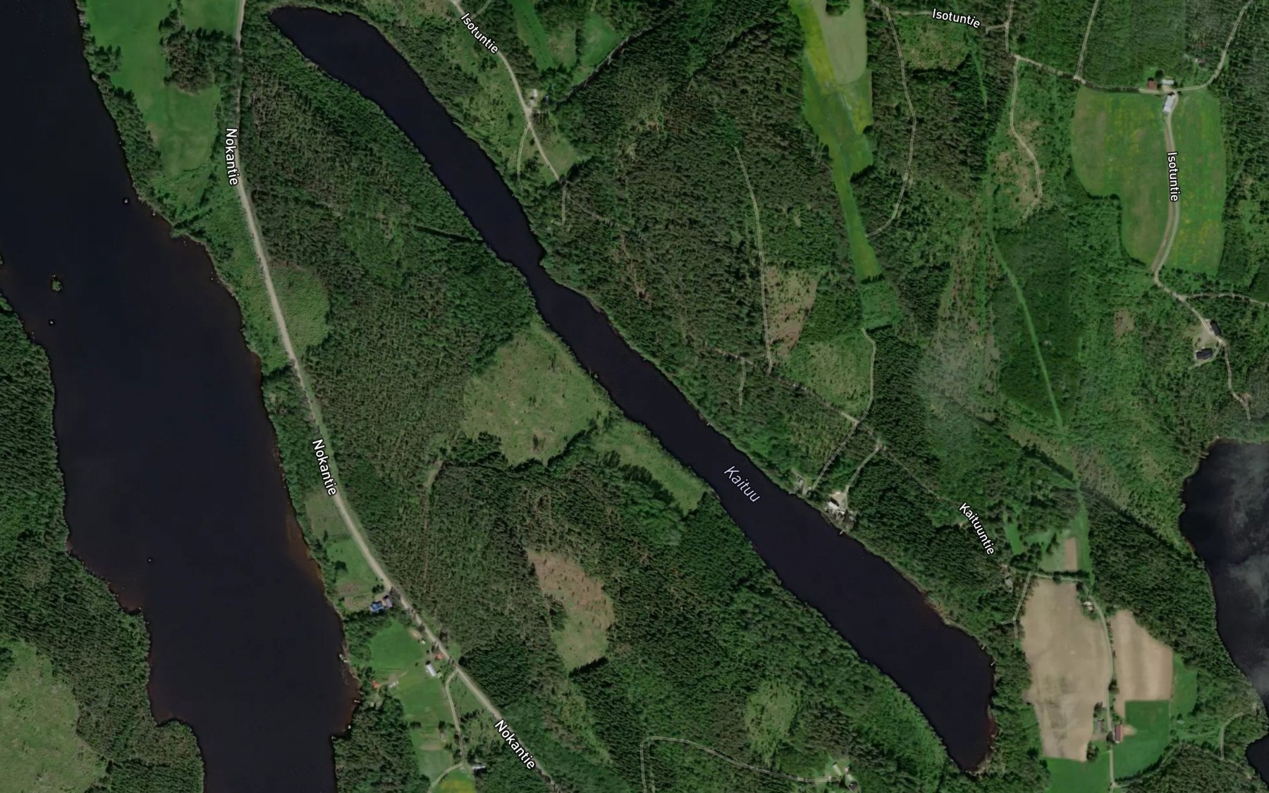 Satellite map of the Kaituu