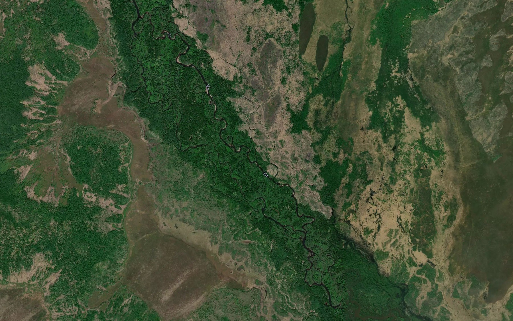 Satellite map of the Vasse