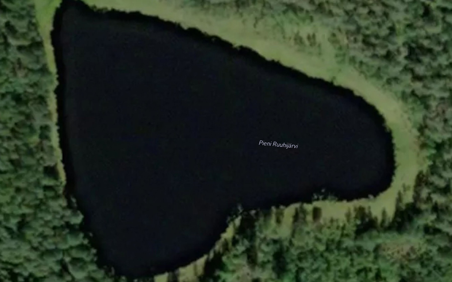 Satellite map of the Pieni Ruuhijarvi