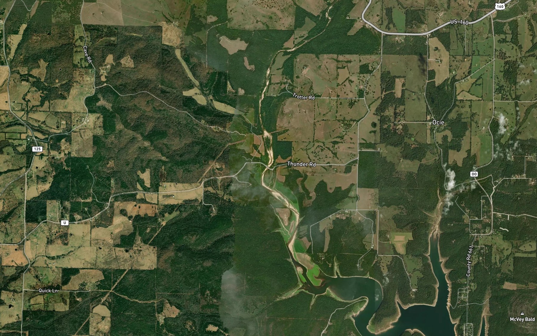 Satellite map of the Schoolhouse Spring