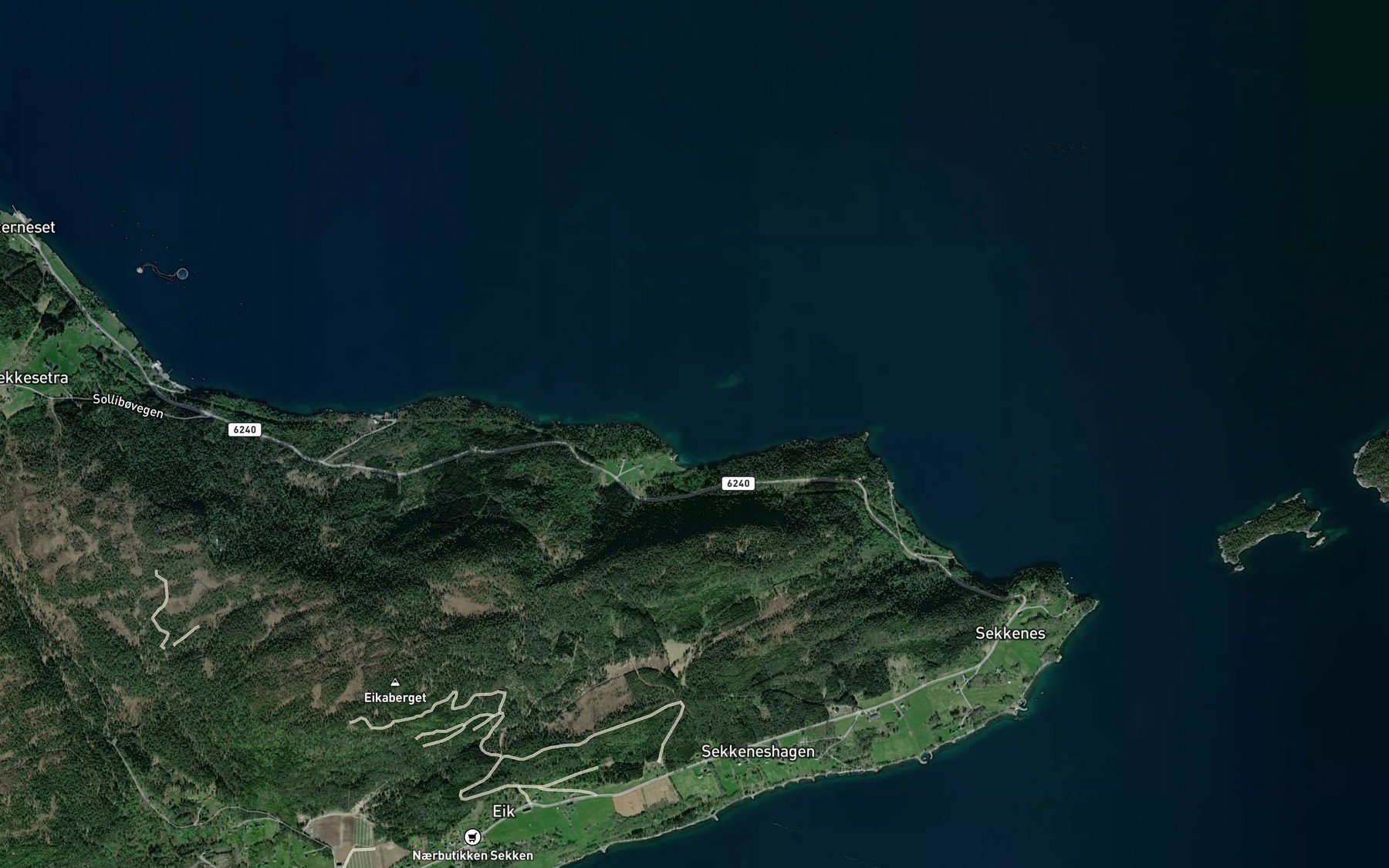 Satellite map of the Engvika