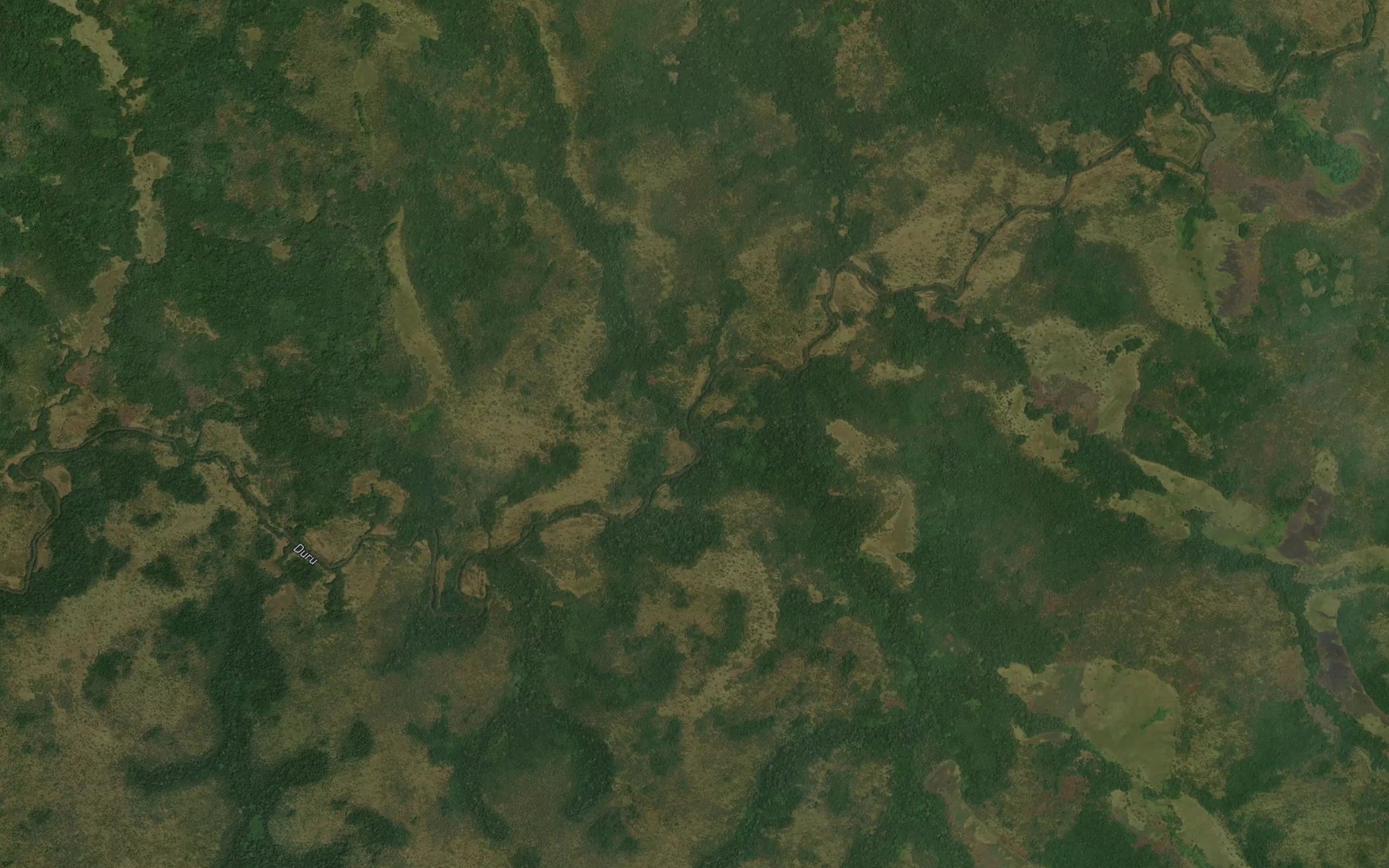 Satellite map of the Maguga