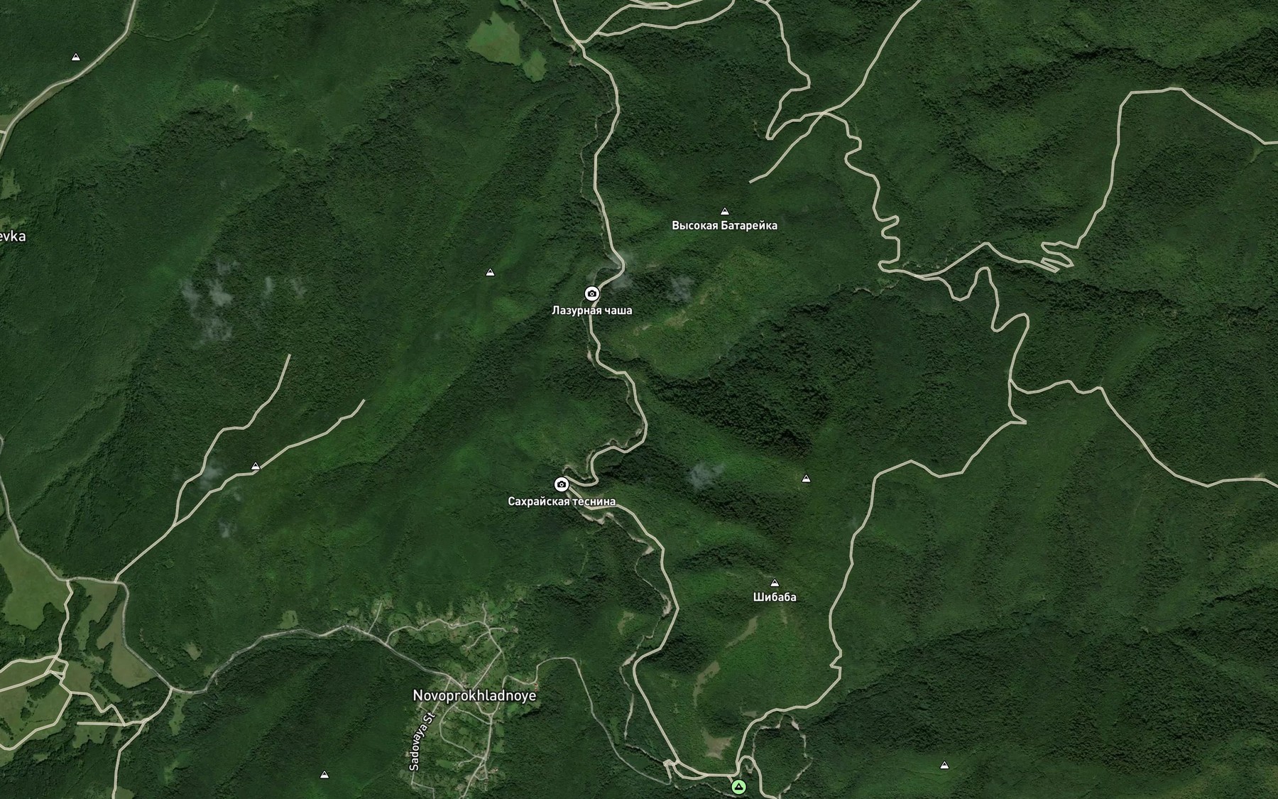 Satellite map of the Momryuk