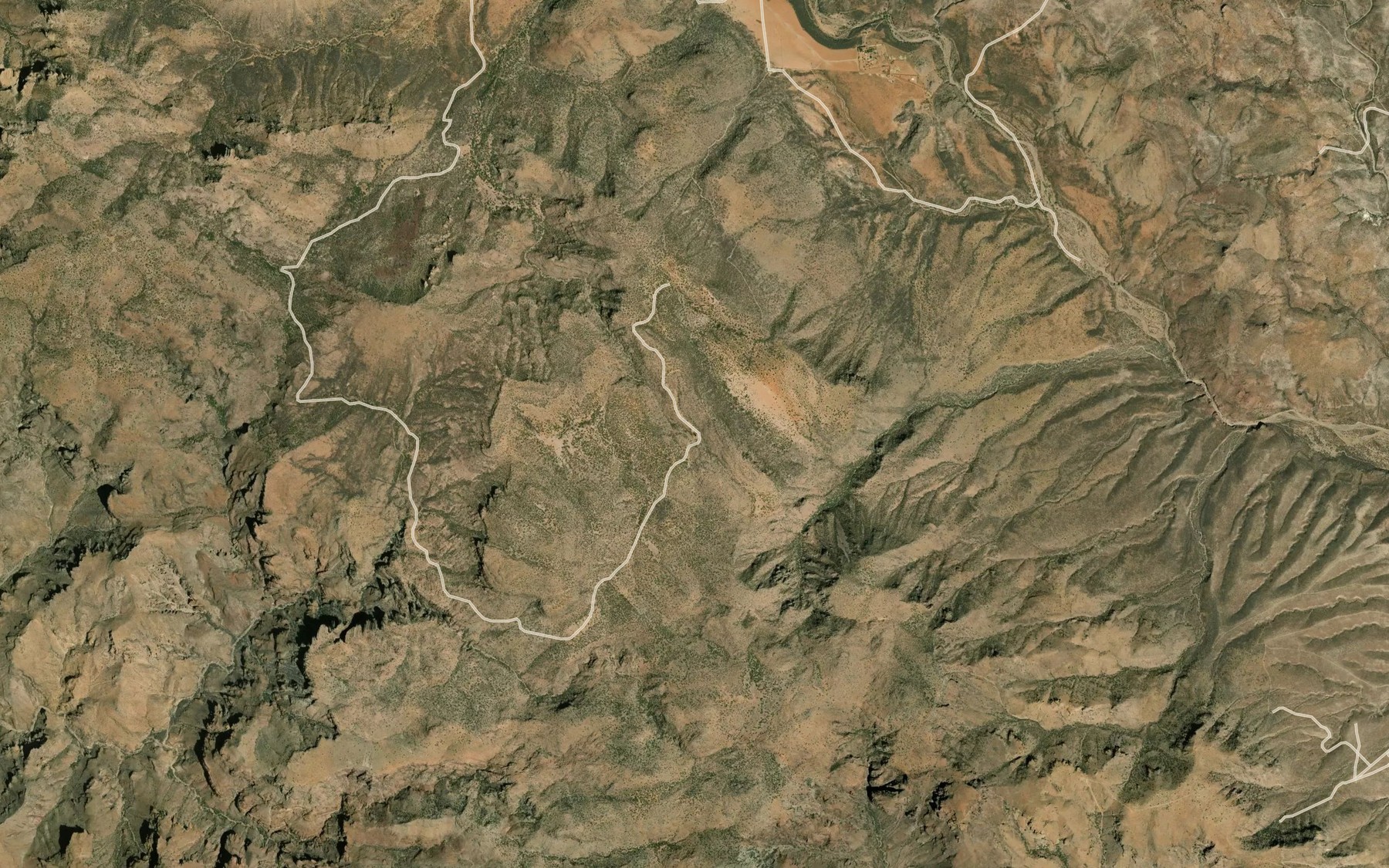 Satellite map of the Presa Viruelas