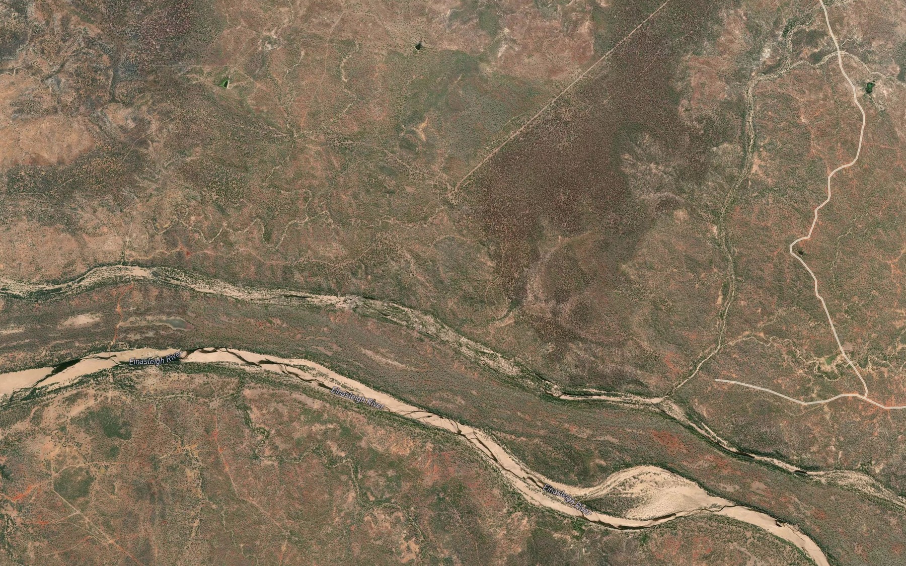 Satellite map of the Dingo Spring