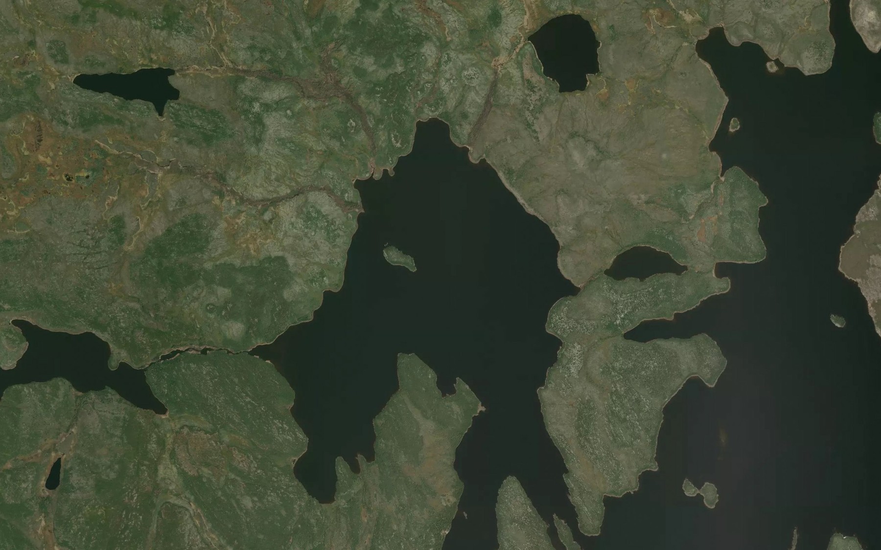 Satellite map of the Black Bay