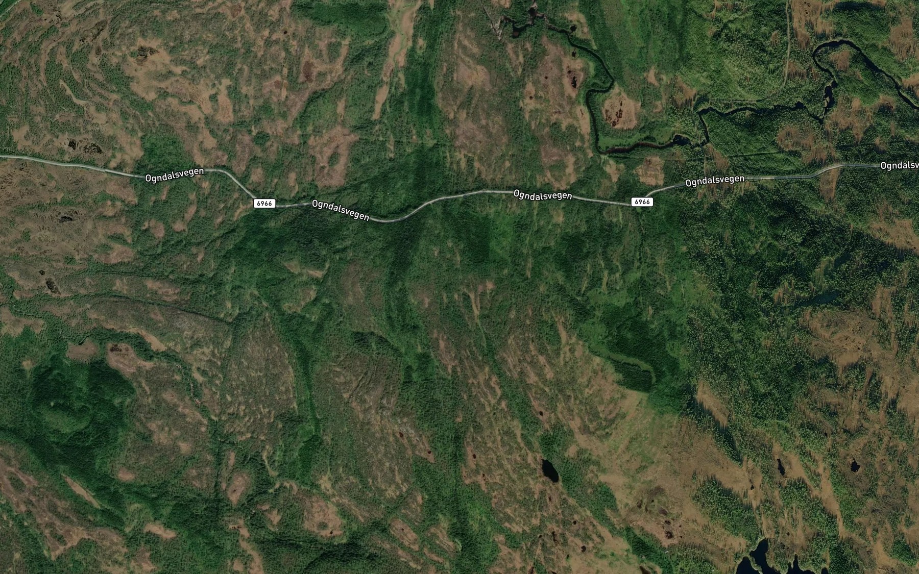Satellite map of the Furudalsbekken