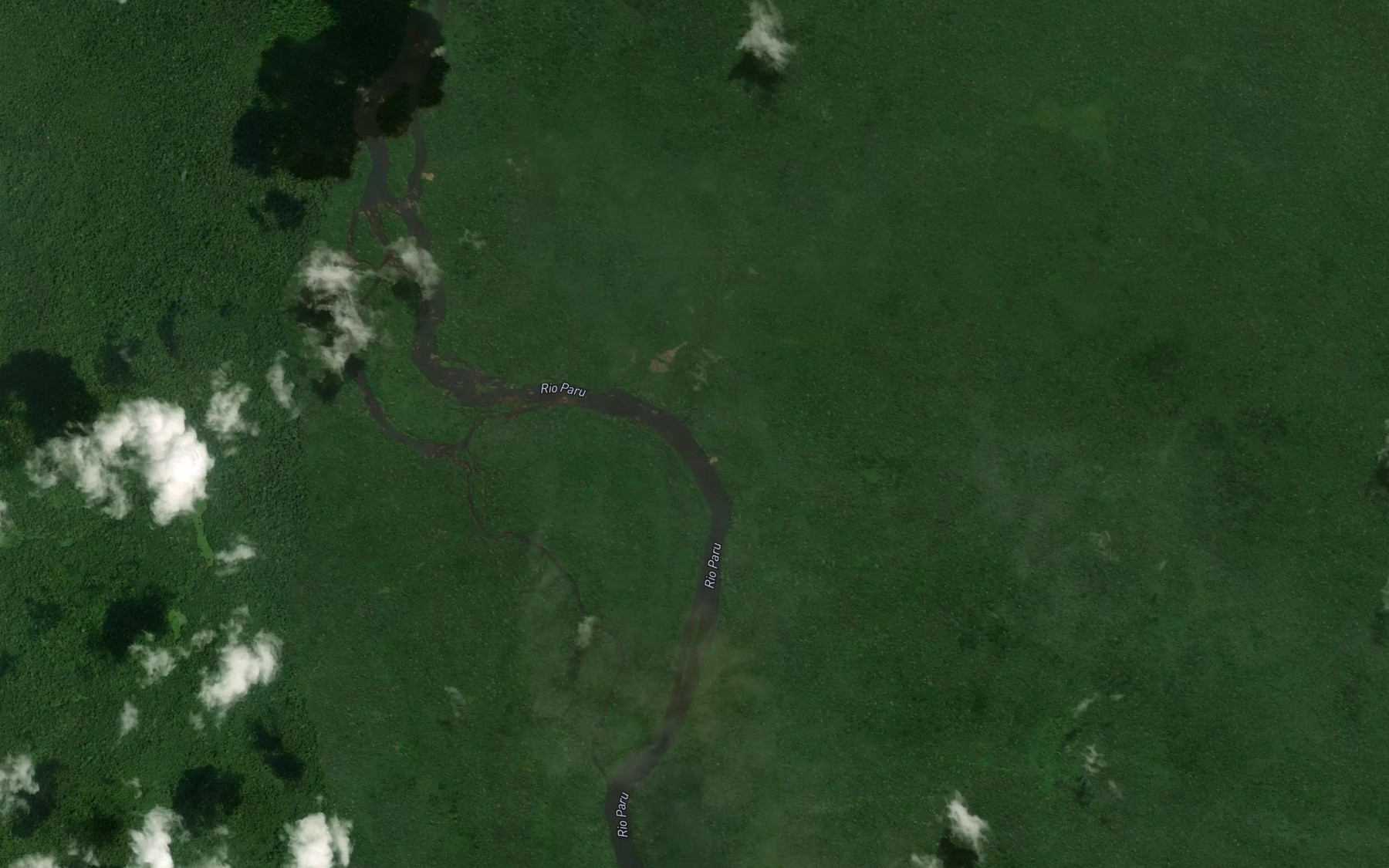 Satellite map of the Rio Mopeco