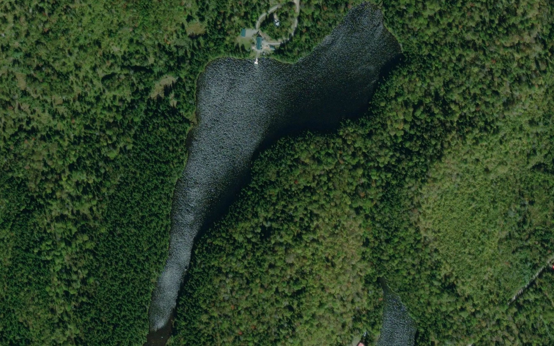Satellite map of the Lac Saint-Pierre