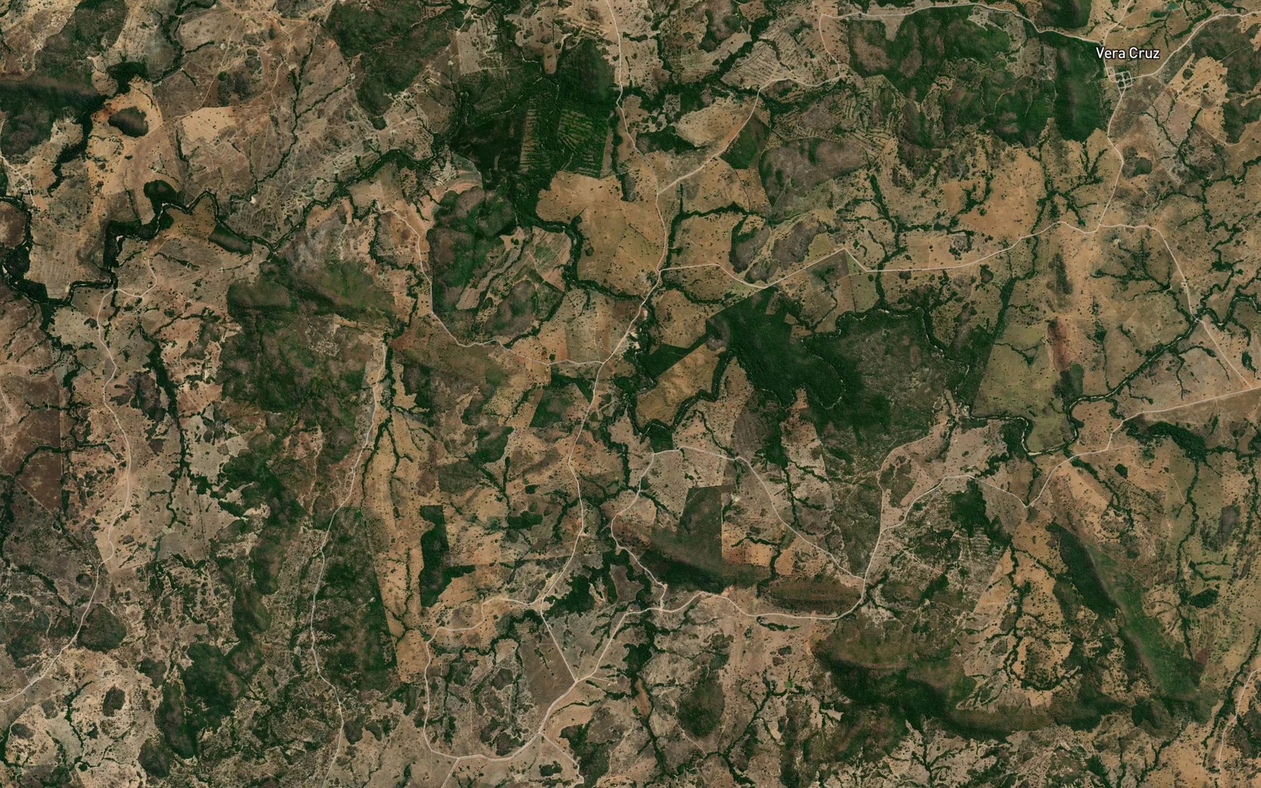 Satellite map of the Corrego Taruma