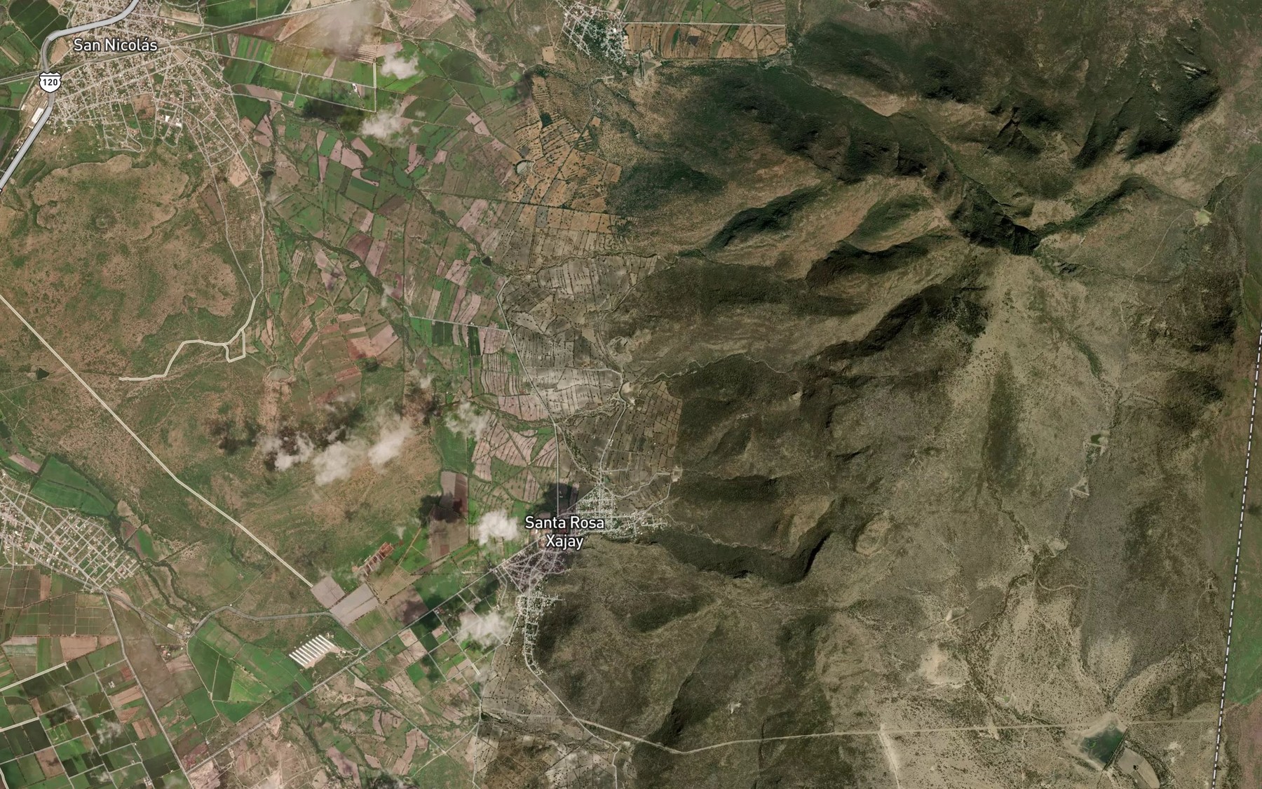 Satellite map of the San Antonio
