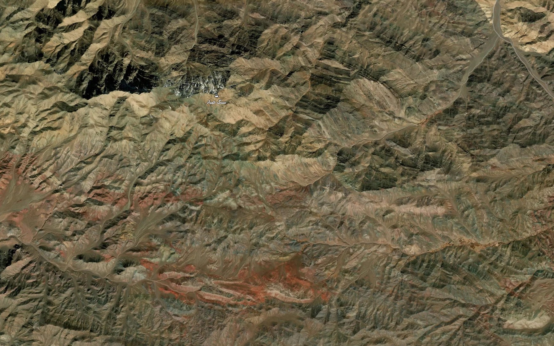 Satellite map of the Cheshmeh-ye Hoseyni