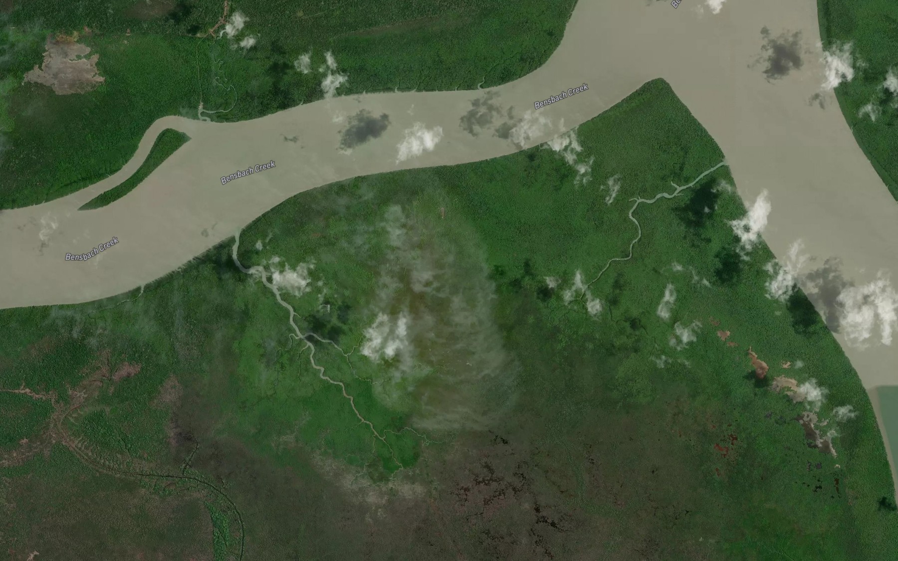 Satellite map of the Wappau